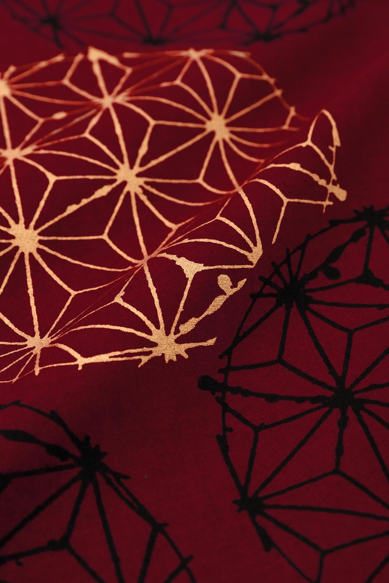 知多木綿 20/20 小巾折 穏(こはばおり おだやか)/麻てまり