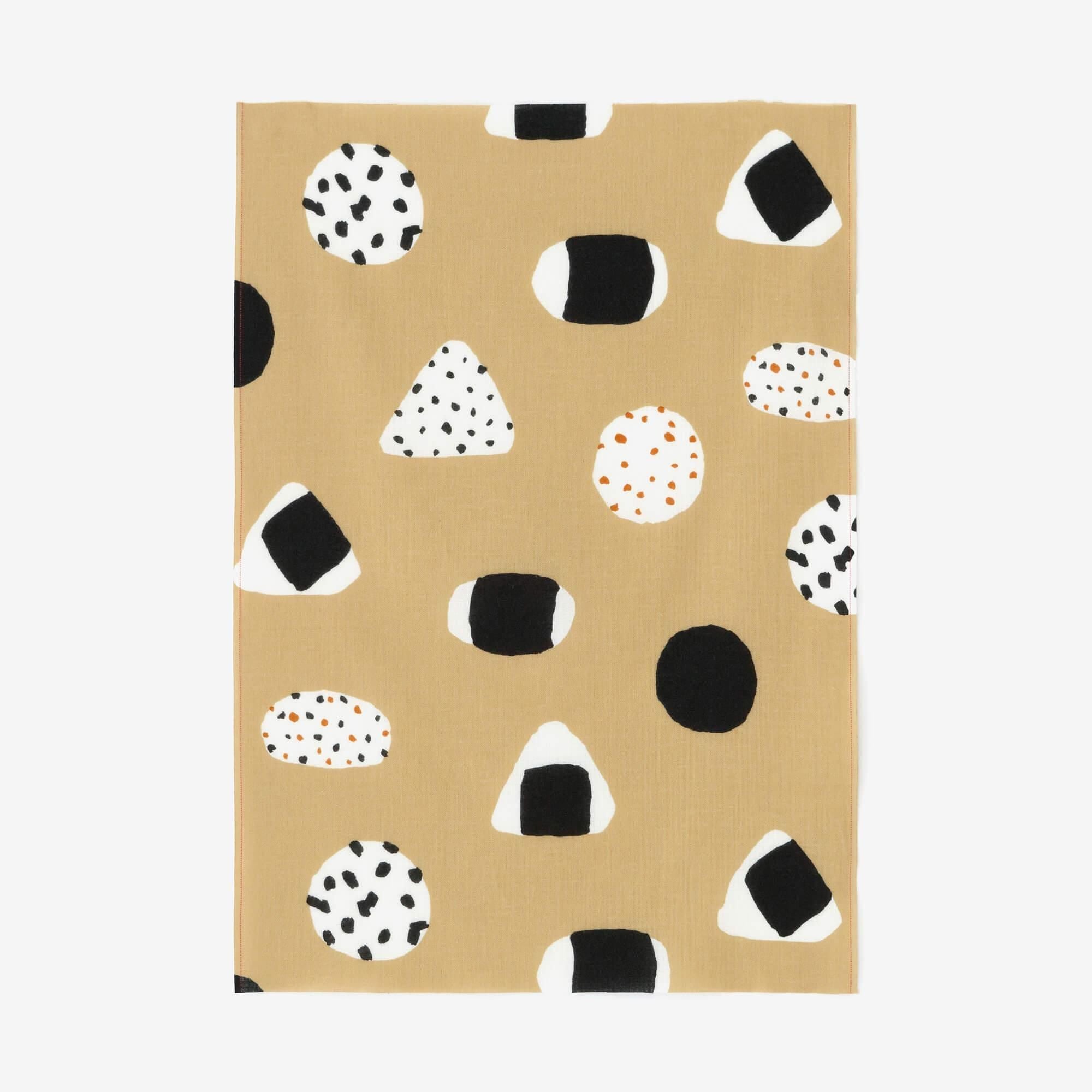 伊勢木棉圖案紋樣手巾(短版)/飯糰