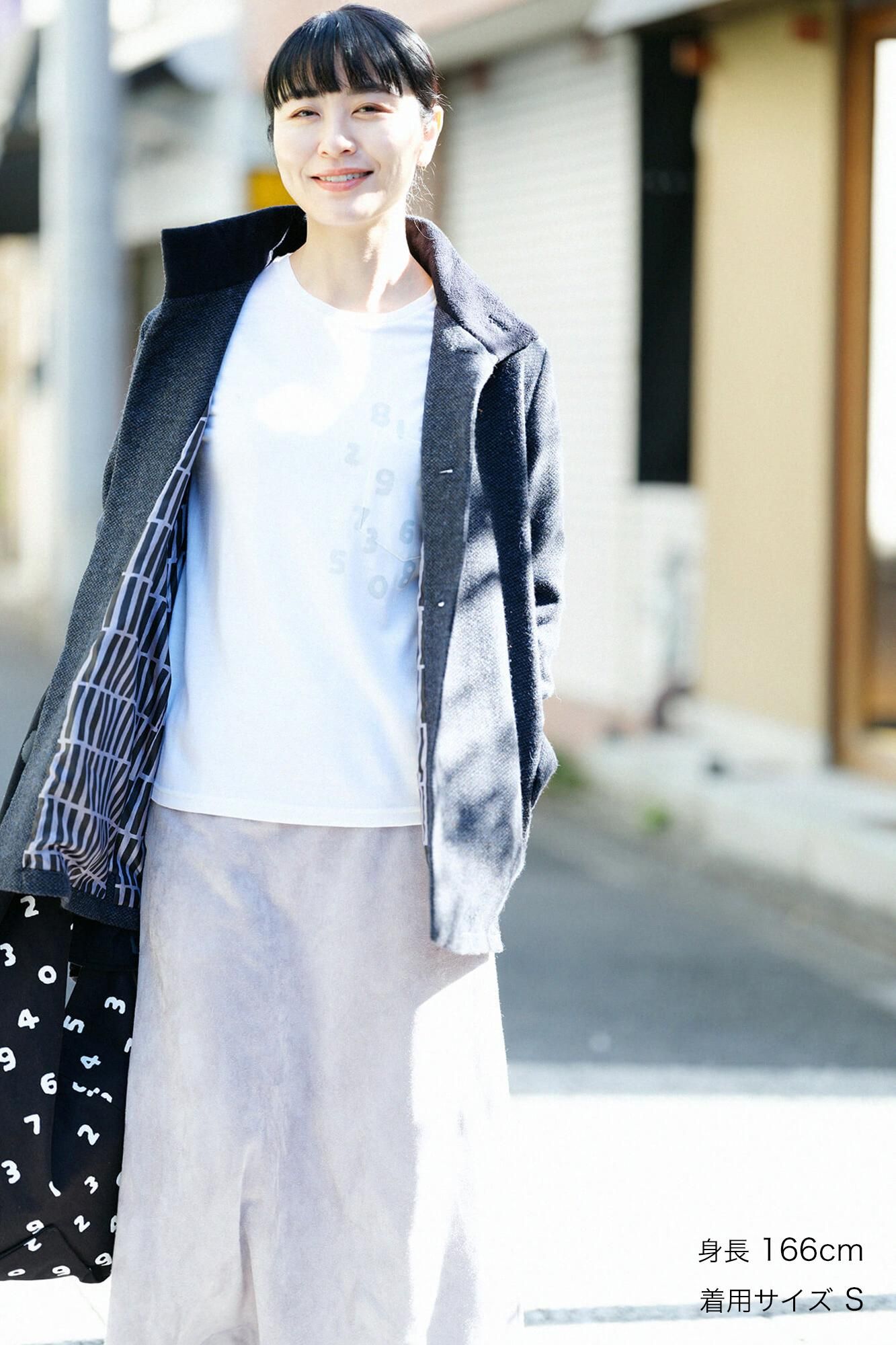 【預購】【net限定】尾州緹花 斜紋織 立領短外套/青墨色×拍子木(※預計於12月9日左右發貨)