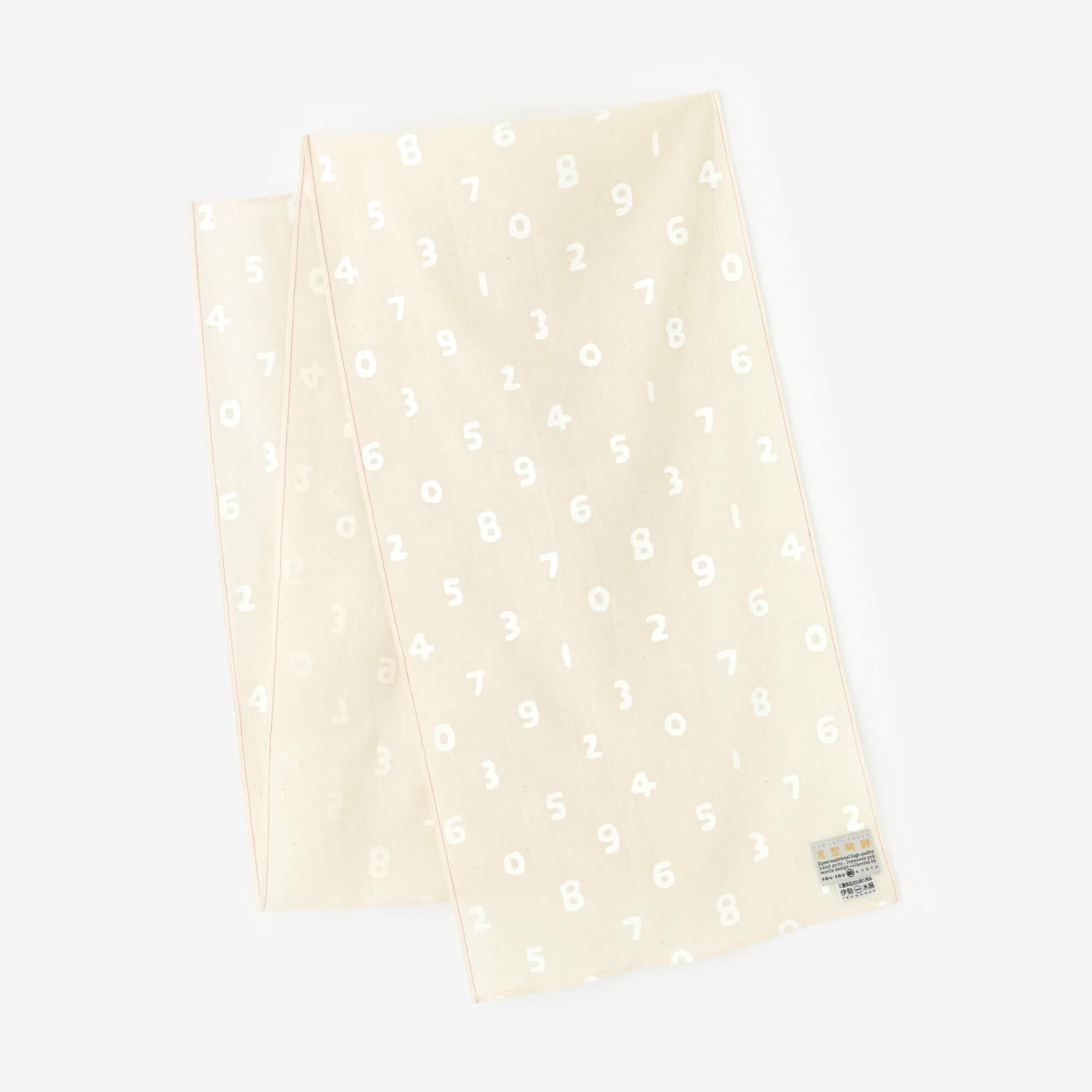 Isemomen Cotton Scarf / SO-SU-U Raw White × White 2