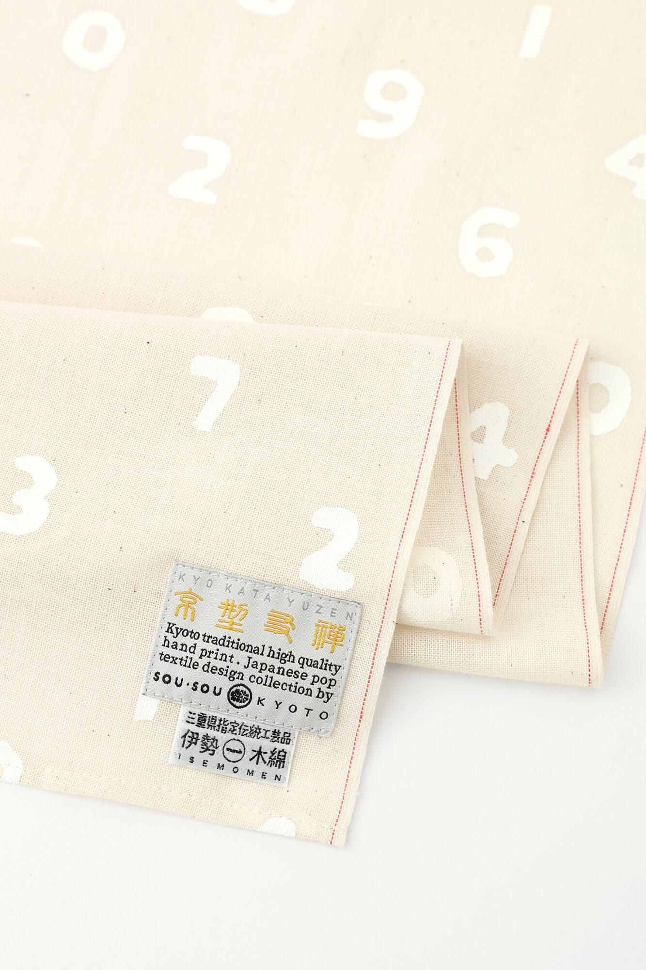 Isemomen Cotton Scarf / SO-SU-U Raw White × White 2