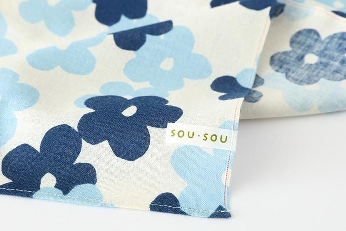 SOU・SOU×Fujita Syeongen Indigo印刷 /花2年级