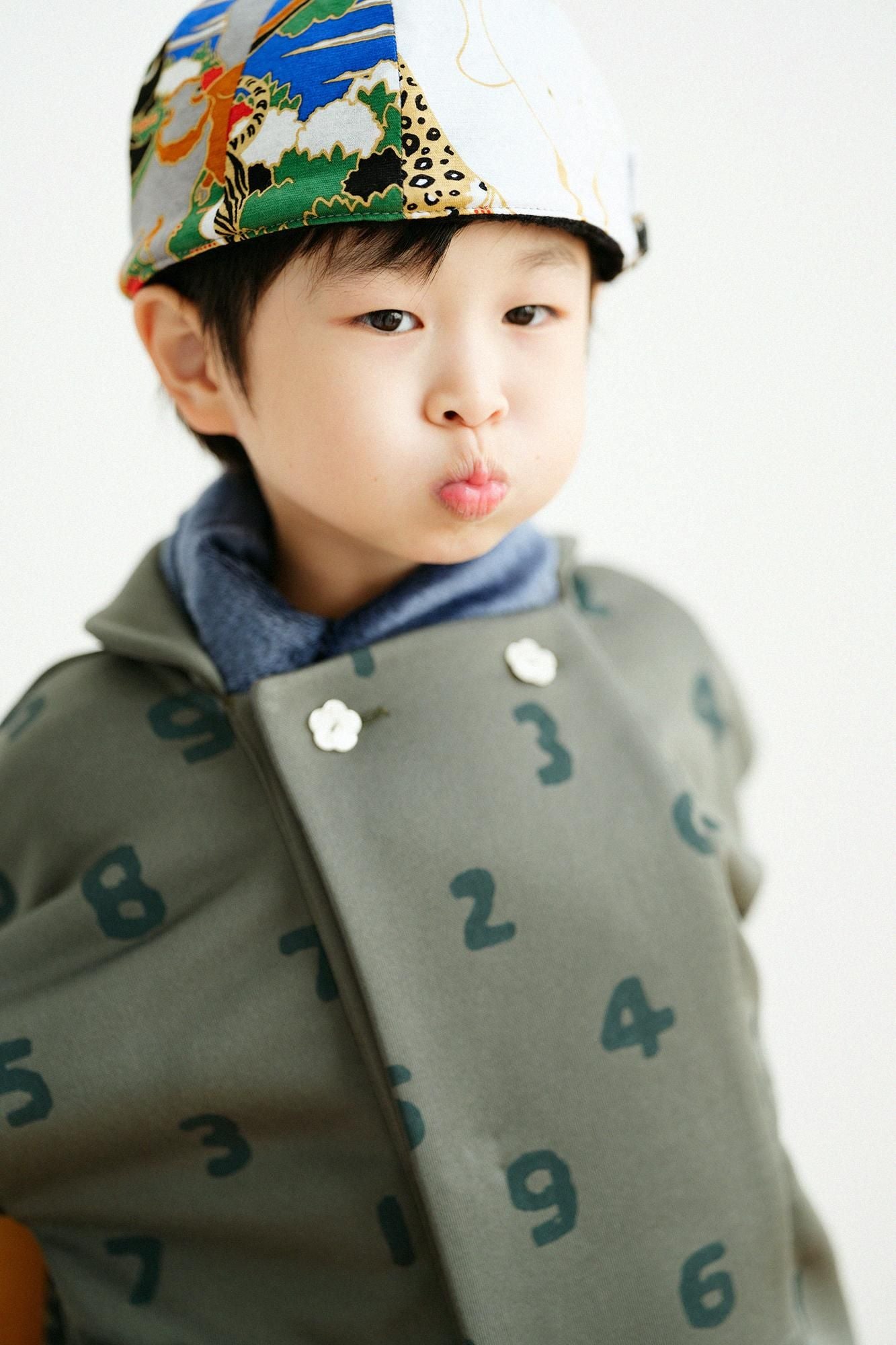 ●ArakiAlready Square Neck Naginata Sleeve Coat/SO-SU-U Green