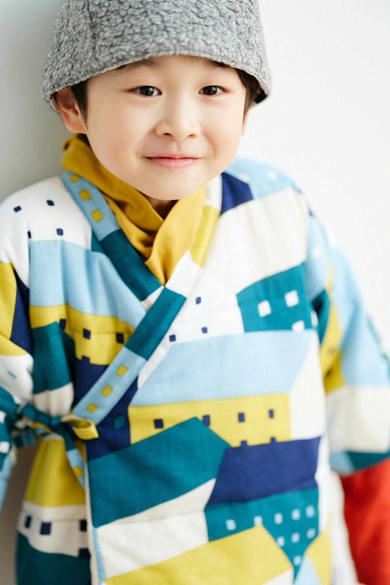 ●Isemomen Cotton Padded Samue Top for Kids/Northern Countries Moonlight