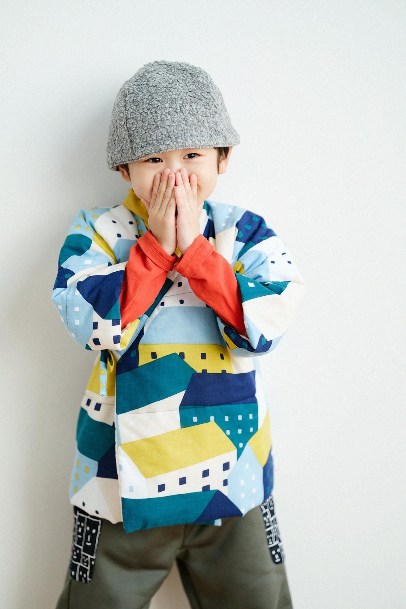 ●Isemomen Cotton Padded Samue Top for Kids/Northern Countries Moonlight