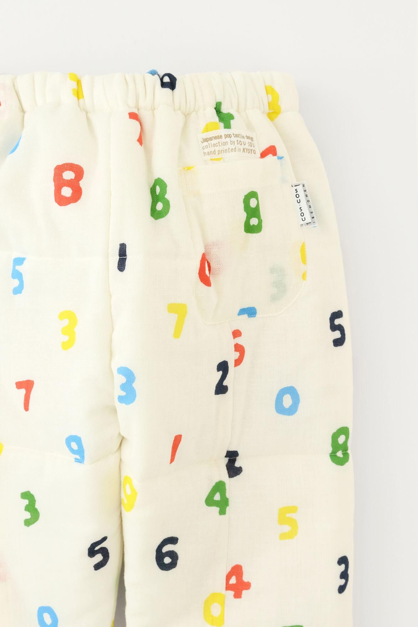 ●伊勢木棉夾棉 兒童作務衣 下/SO-SU-U十數 五色