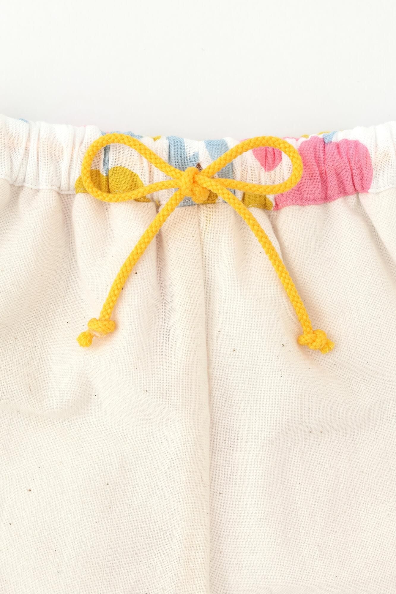 ●Isemomen Cotton Padded Samue Pants for Kids / Plum Blossoms Spring Time