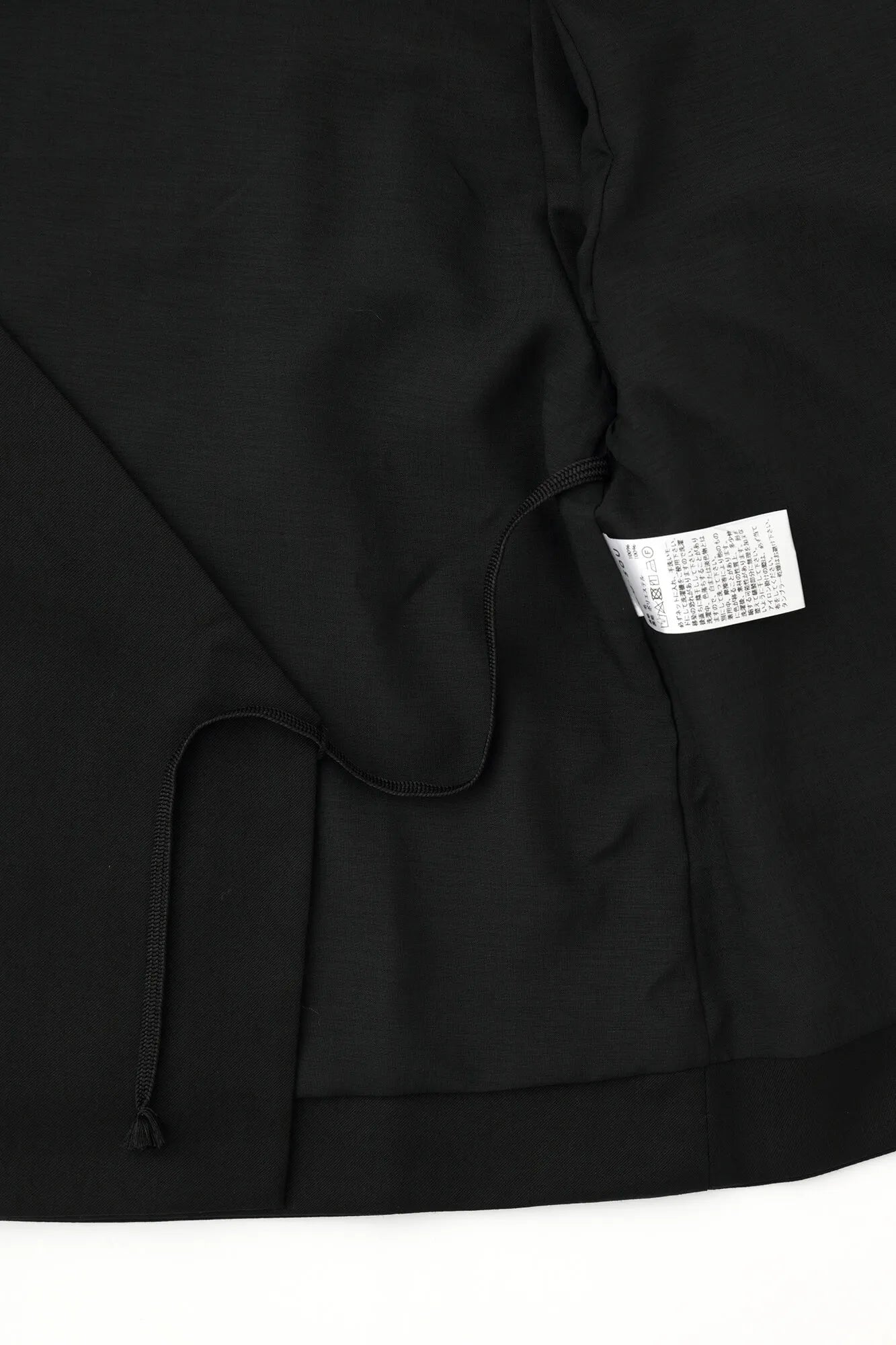 42双 梳毛(そもう) 小袖寛衣(こそでかんい) 袷(あわせ)/濡羽色(ぬればいろ)