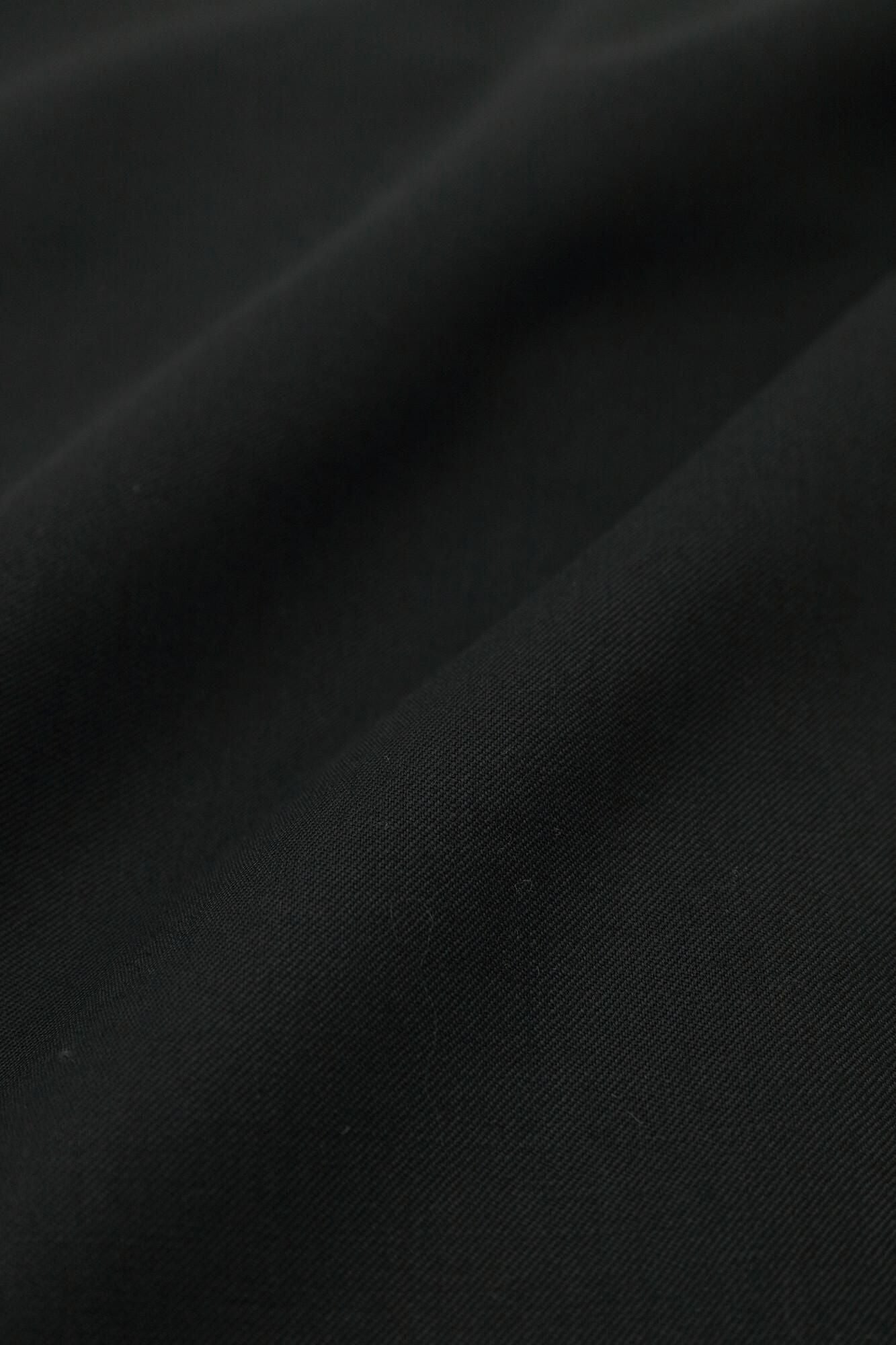 42双 梳毛(そもう) 鉄砲袖羽織(てっぽうそでばおり)/濡羽色(ぬればいろ)