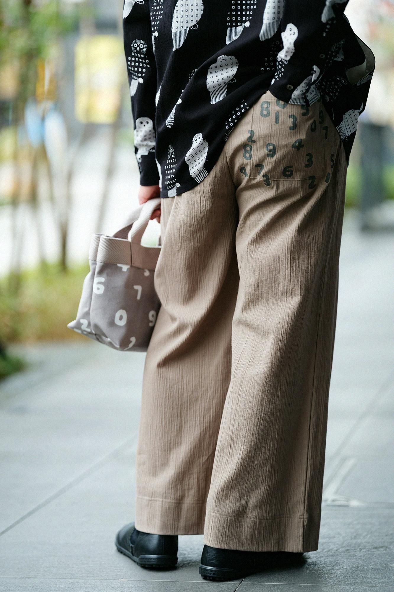 【online한정】타카시마치지미 20/10 와이드 팬츠 2.0/샤네즈