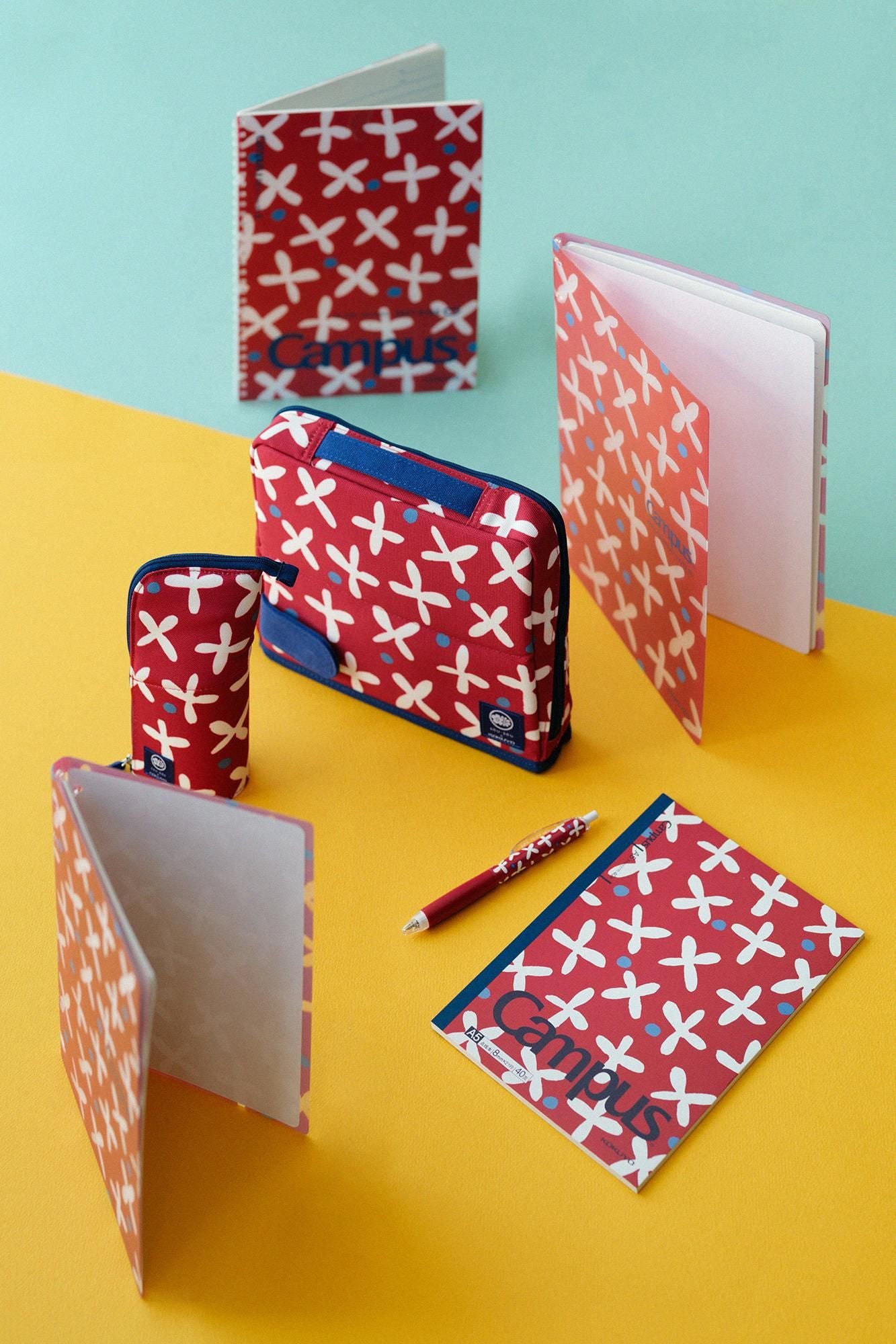 SOU・SOU× Kokuyo 바인더 2x2 링 B5/스즈시로 풀