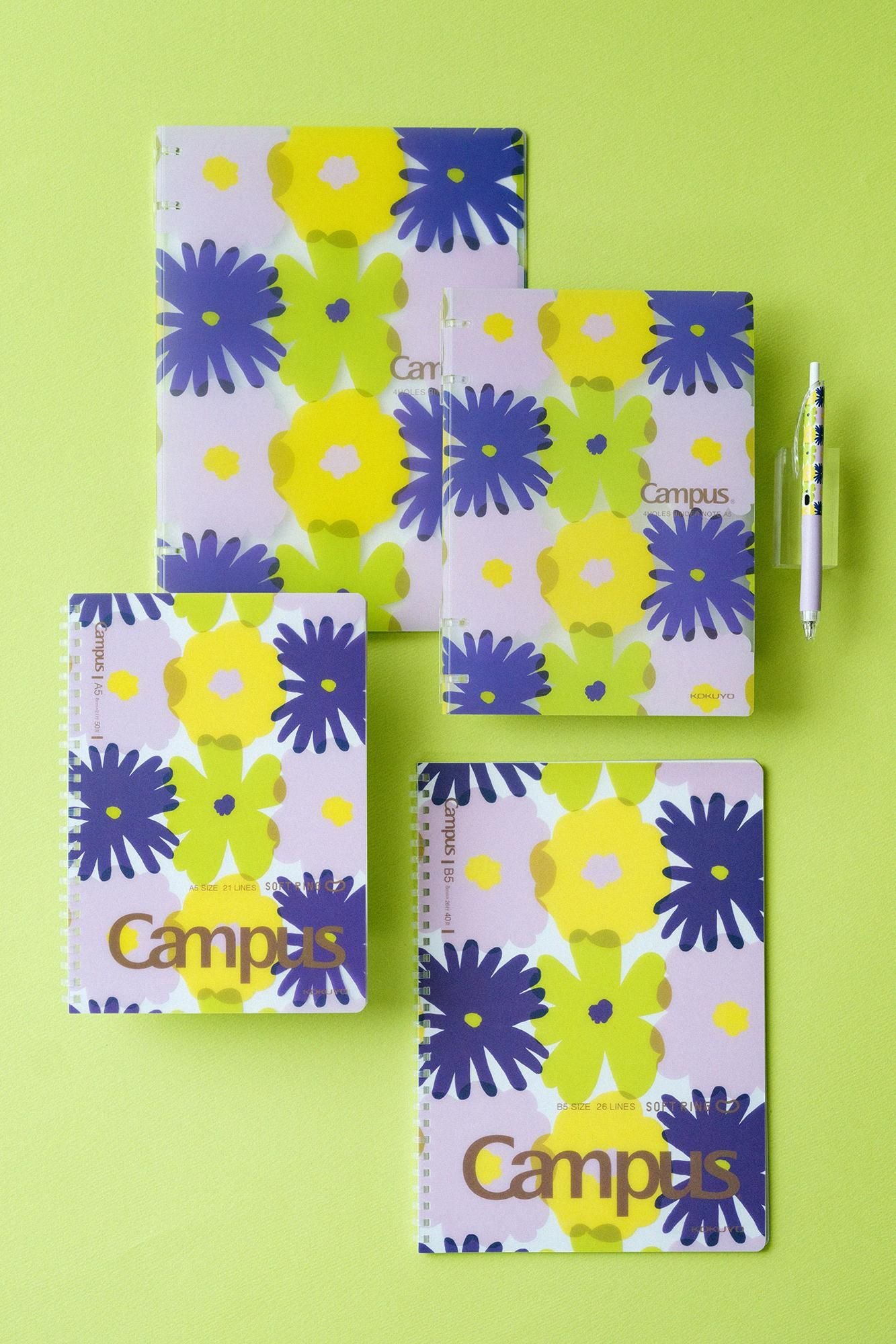 SOU・SOU×고쿠요 바인더 2X2 링 B5/오오라카