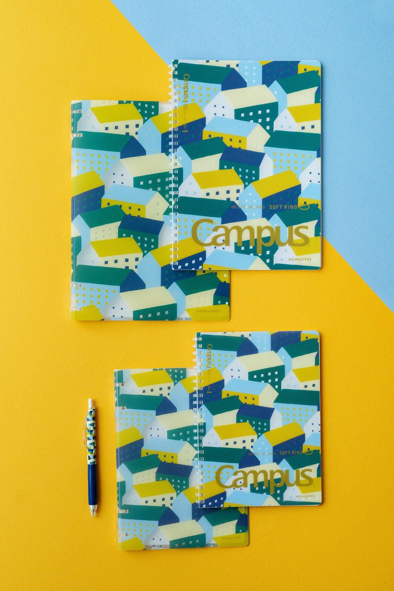 SOU・SOU×kokuyo binder 2x2环A5/北国