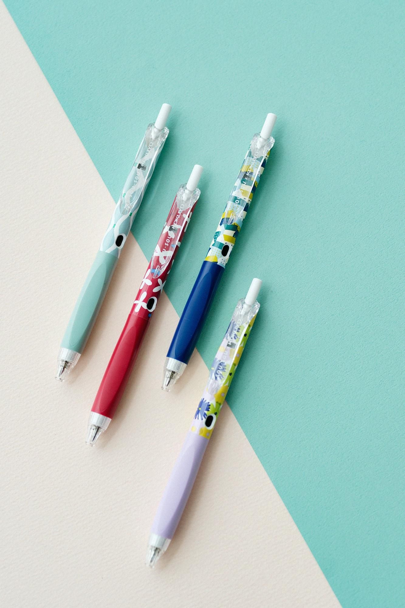 SOU・SOU× KOKUYO Kugelschreiber mit Geltinte/Suzushirogusa