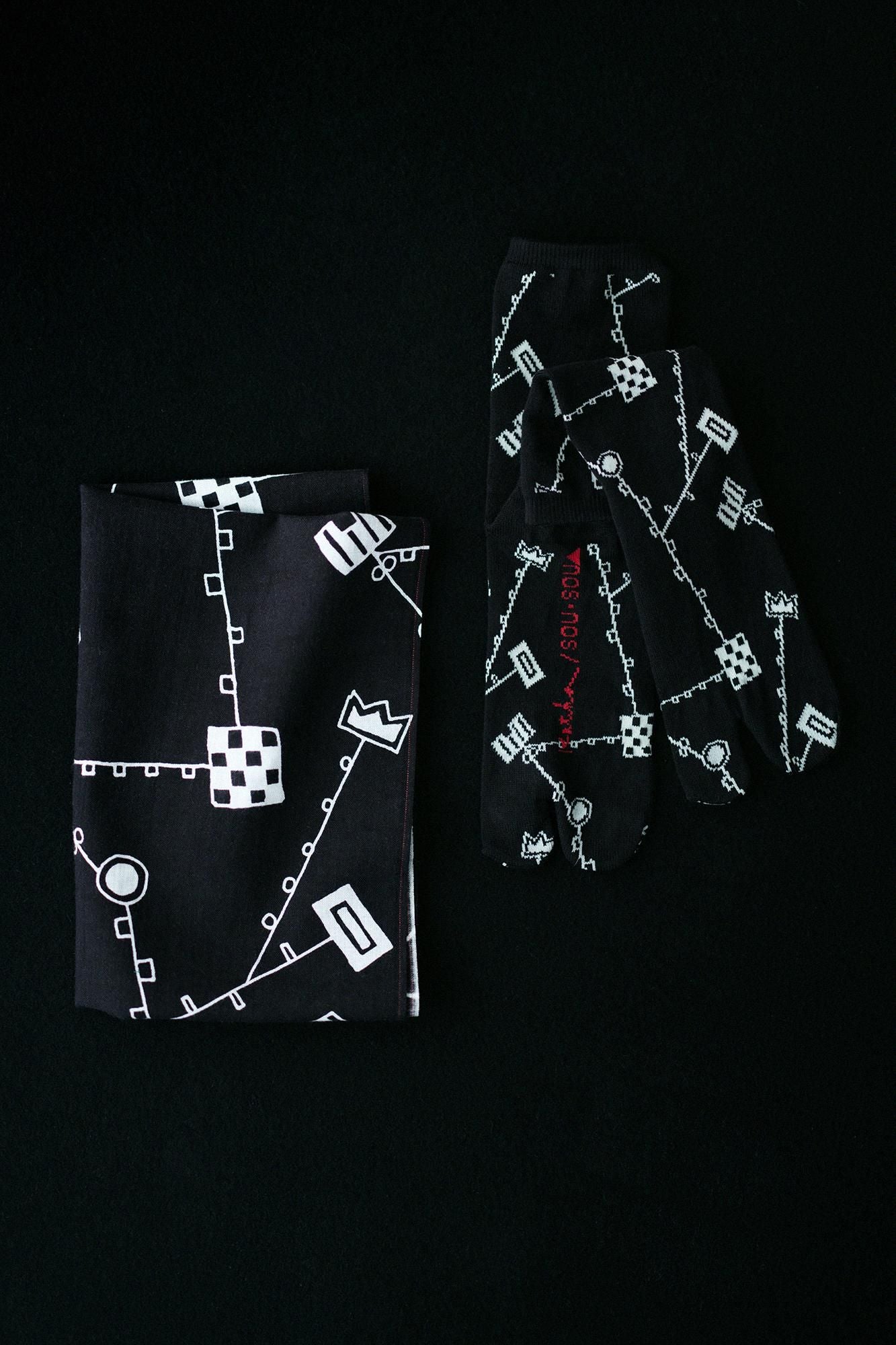 타비양말(정상 길이)/카라쿠사아소비 【남・여성용】