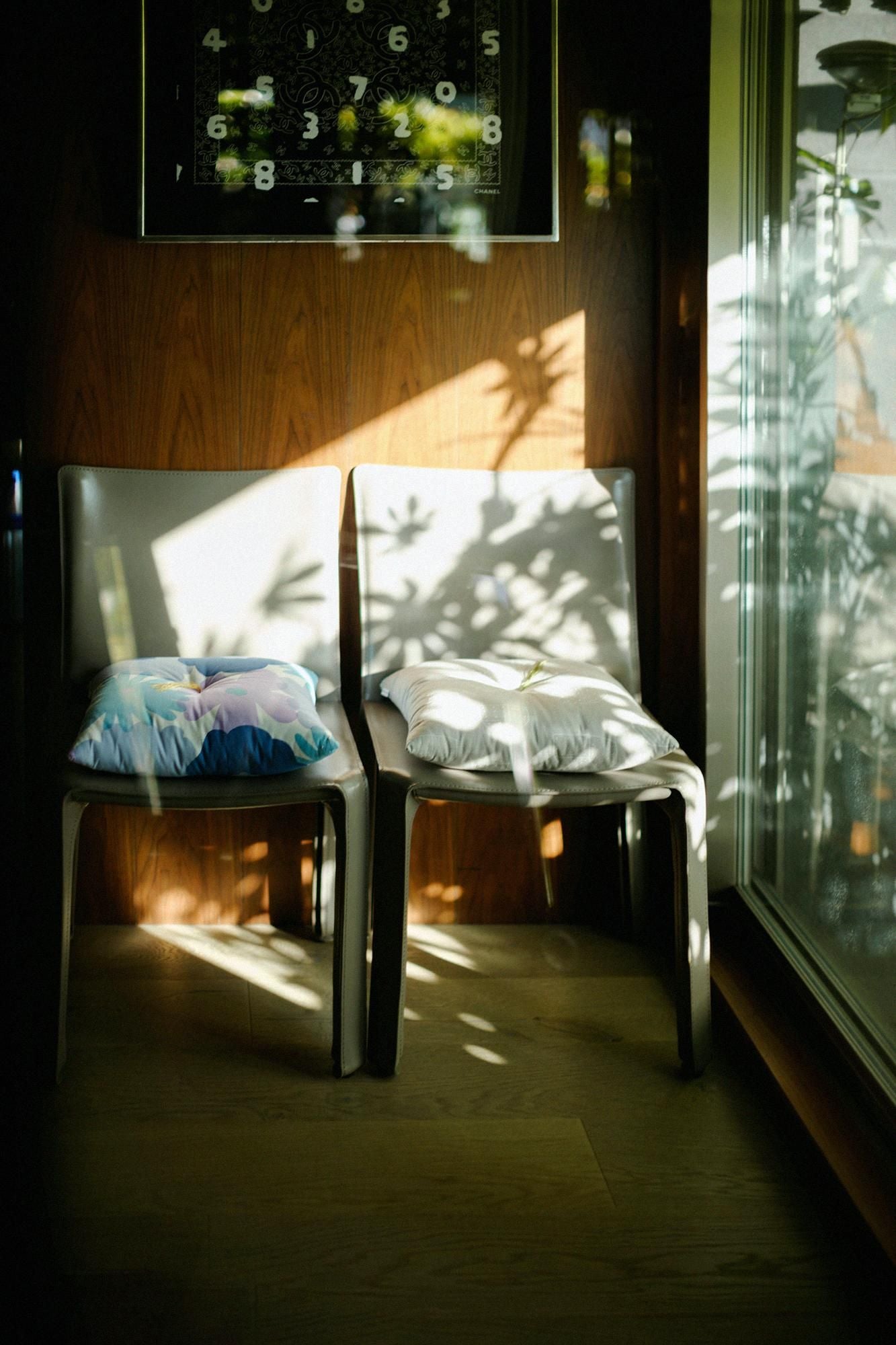 SOU・SOUの京座布団(21番手平織)/おおらかとりどり 中 水紫(すいし)【※お届けに約3週間】