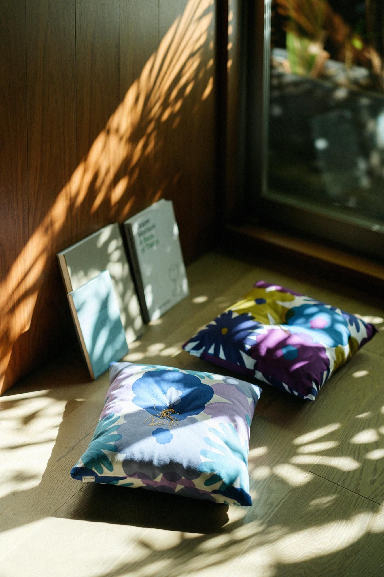 SOU・SOUの京座布団(8号帆布)/おおらかとりどり 中 白南風(しらはえ)【※お届けに約3週間】