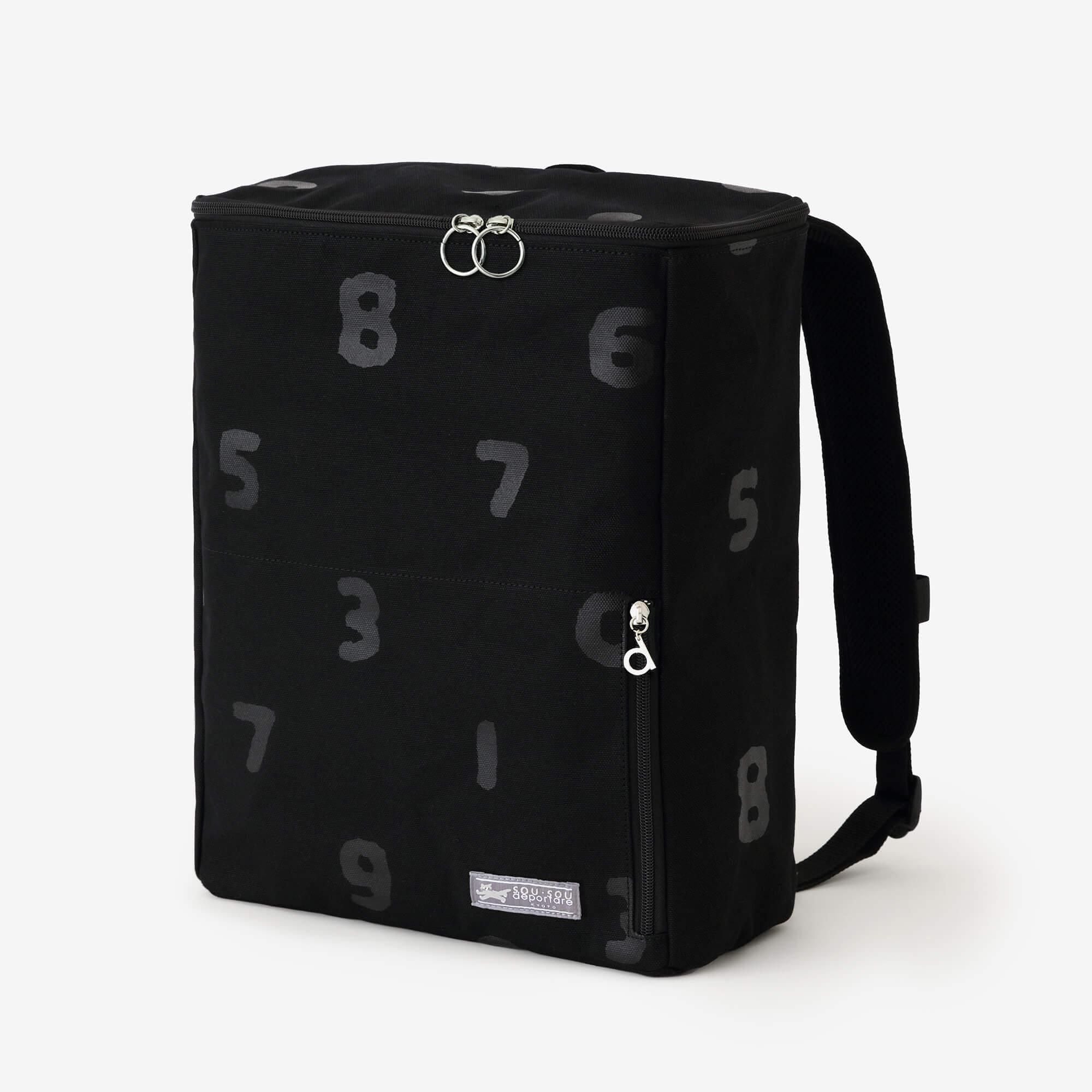 BOXバックパック/SO-SU-U 濡羽色(ぬればいろ)×濡羽色(ぬればいろ)