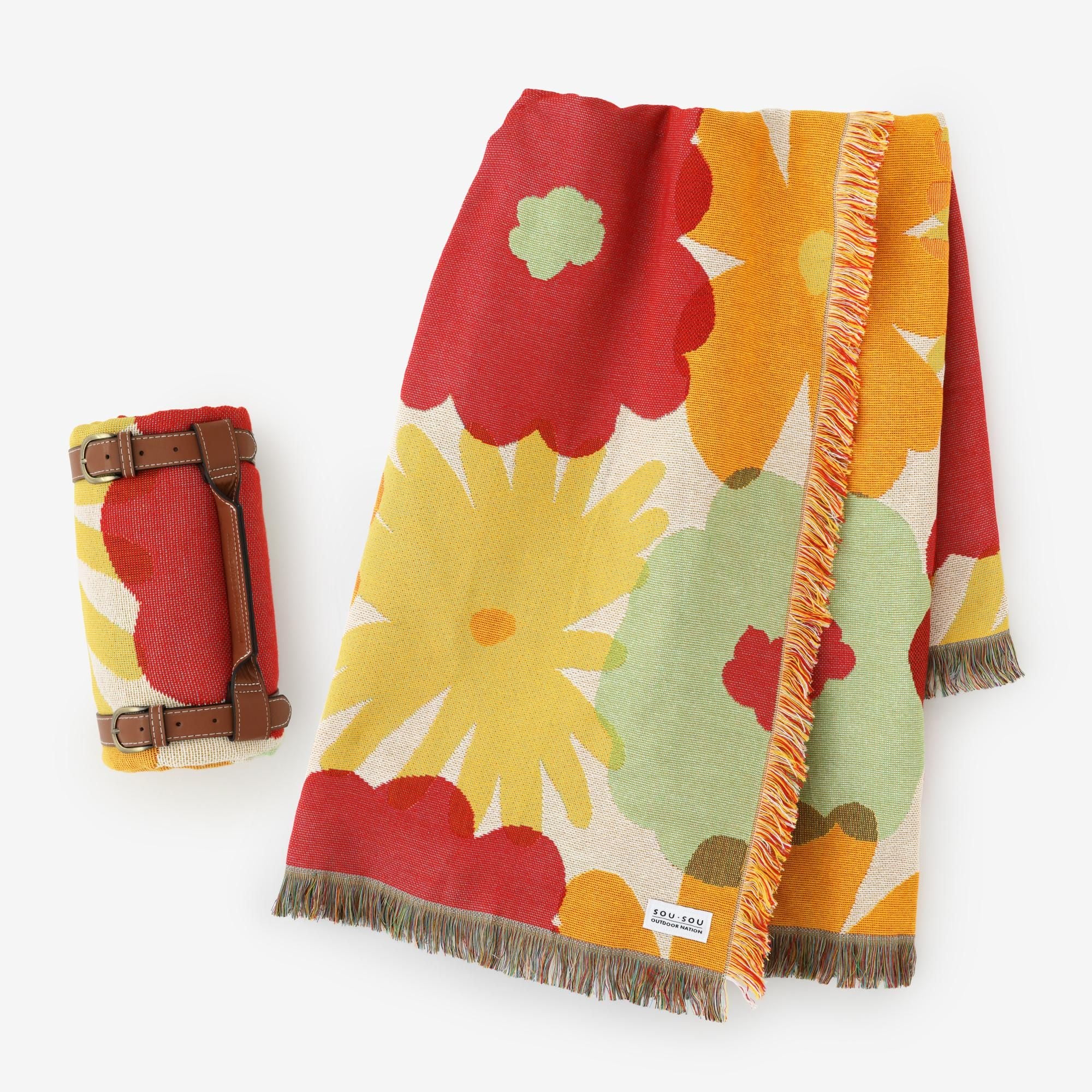 SOU・SOU × eslite bookstore Picnic Blanket / Oraka Tropical