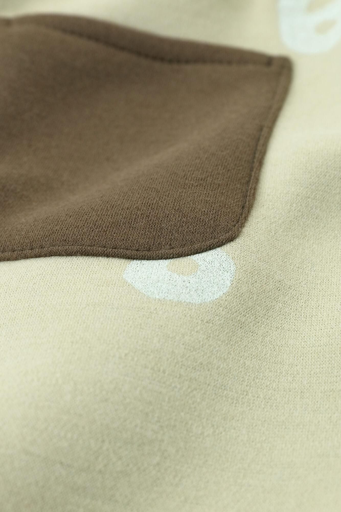 Cardboard Knit Monpe Pants for Kids / SO-SU-U Yellowish Green