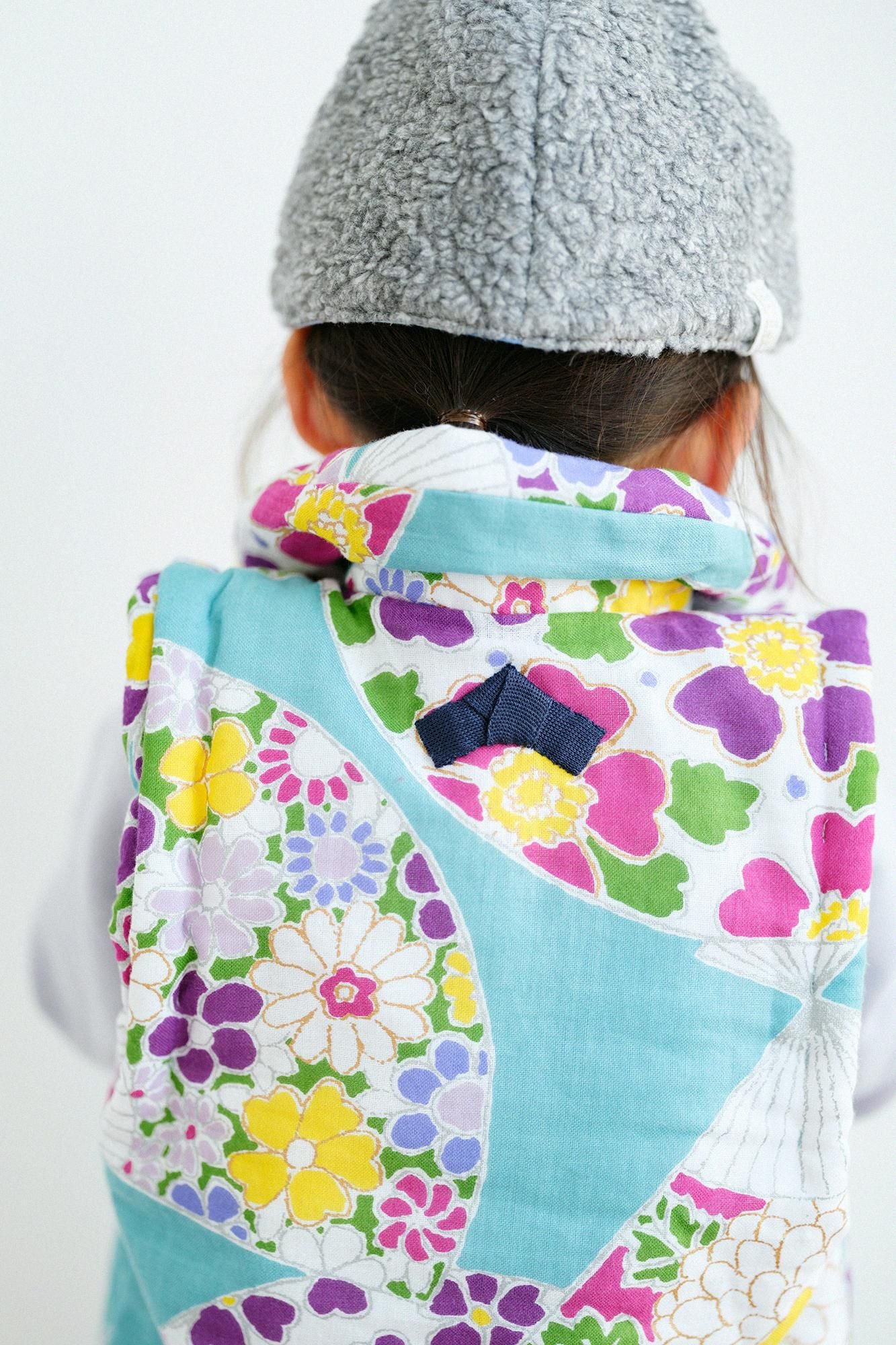 ●伊勢木棉 方領背心 背御守/扇子