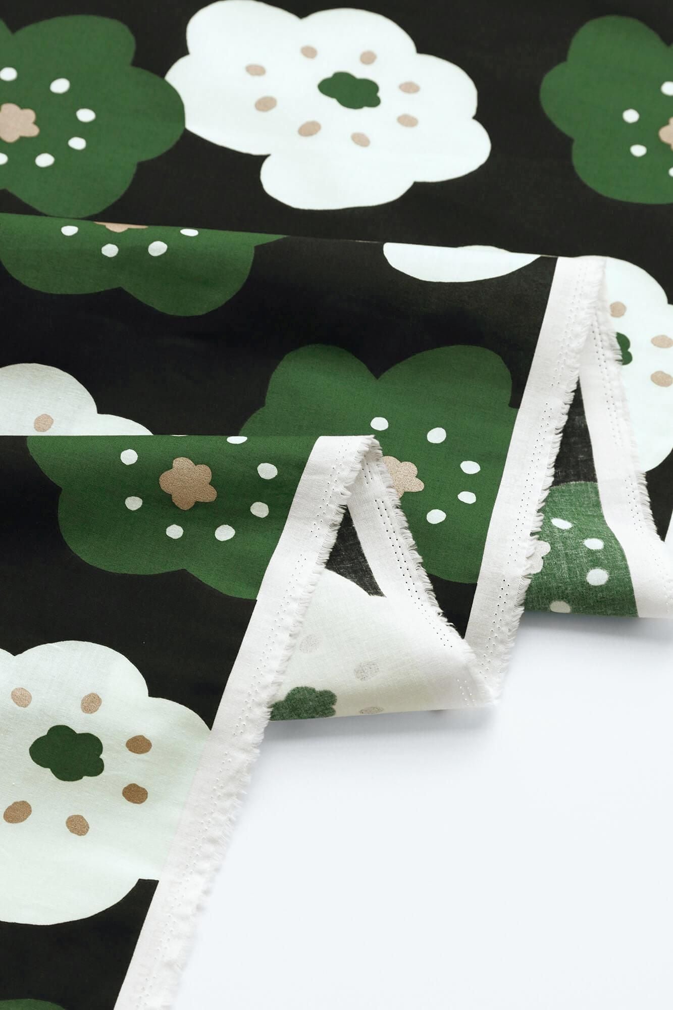 Textile selling (No.21hand plain weave)/Smile Small Blackcolor(NuColor)<50cm>