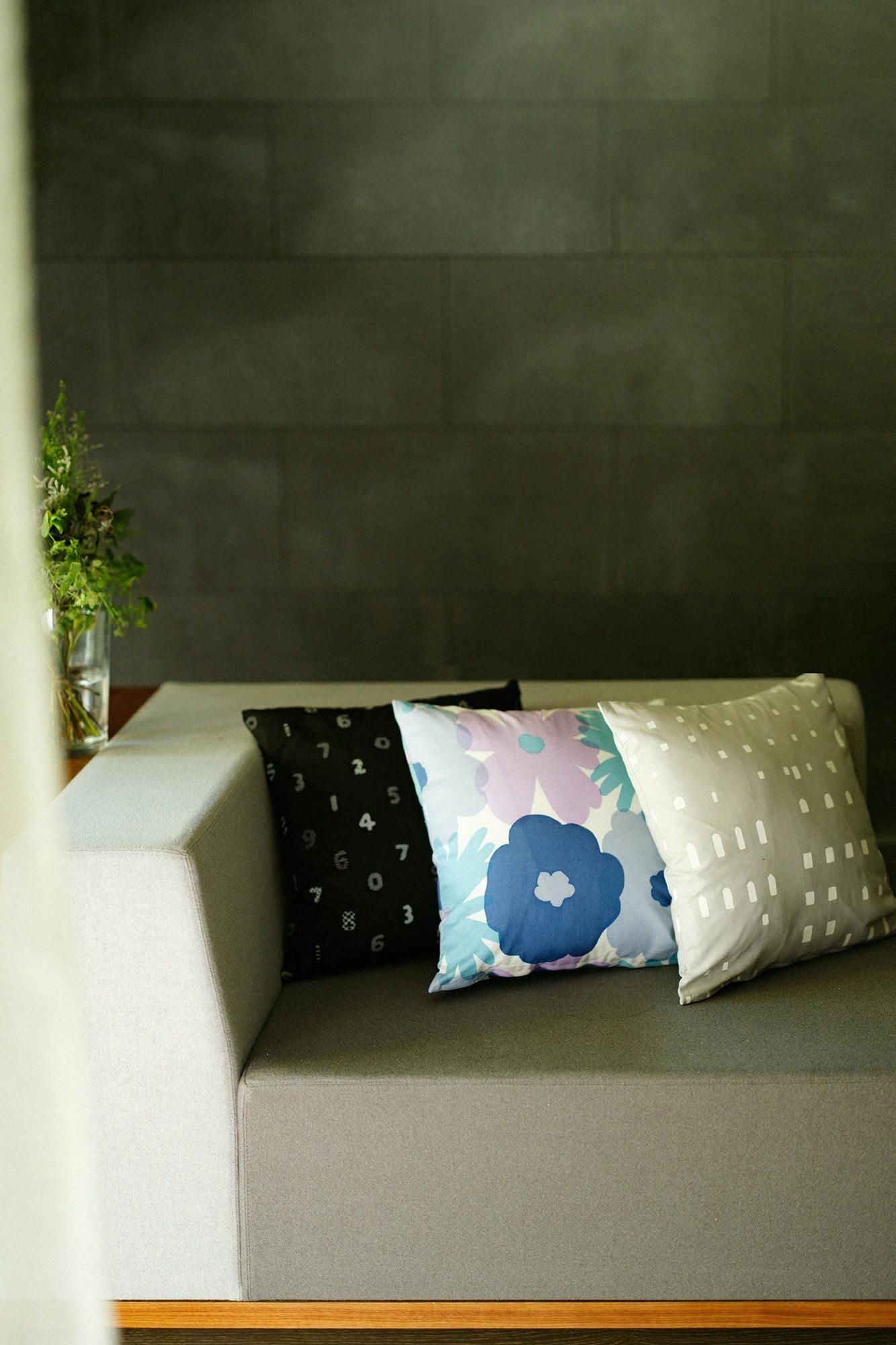 平織り20番手 クッション(座布団)カバー/SOU・SOU京都【※お届けに約3週間】