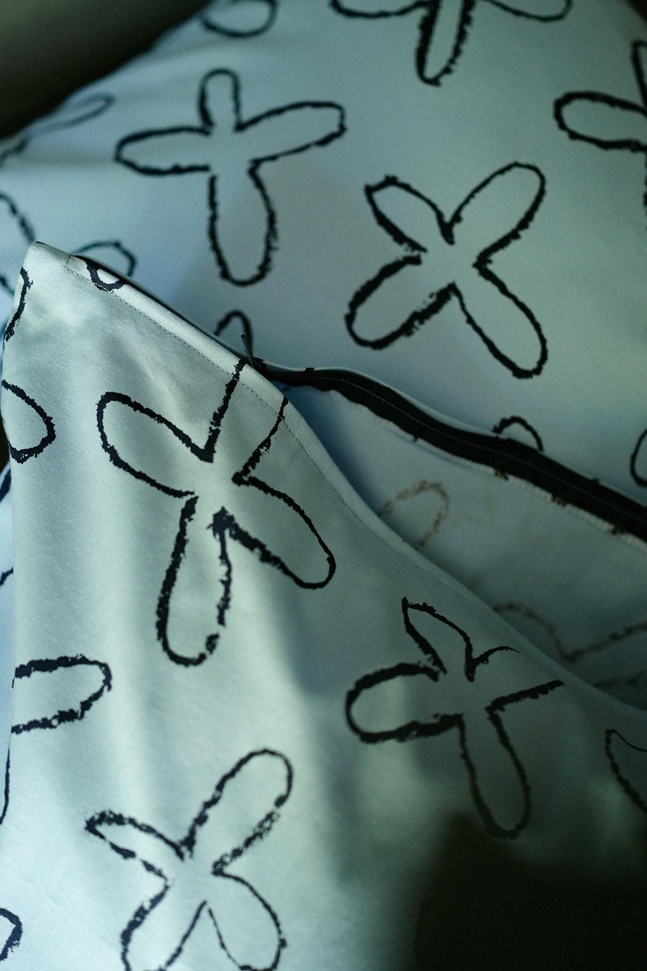 平織り20番手 クッション(座布団)カバー/すずしろ【※お届けに約3週間】