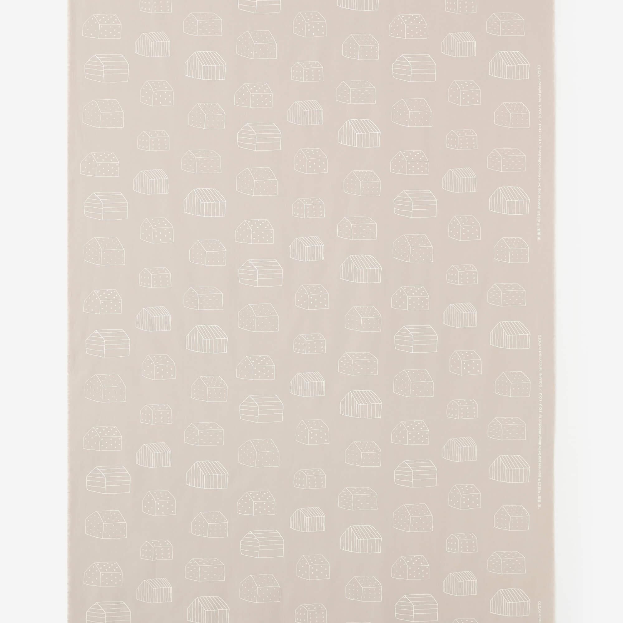 纺织品测量(第20个平原编织) /房屋(Shuraku)<50cm>