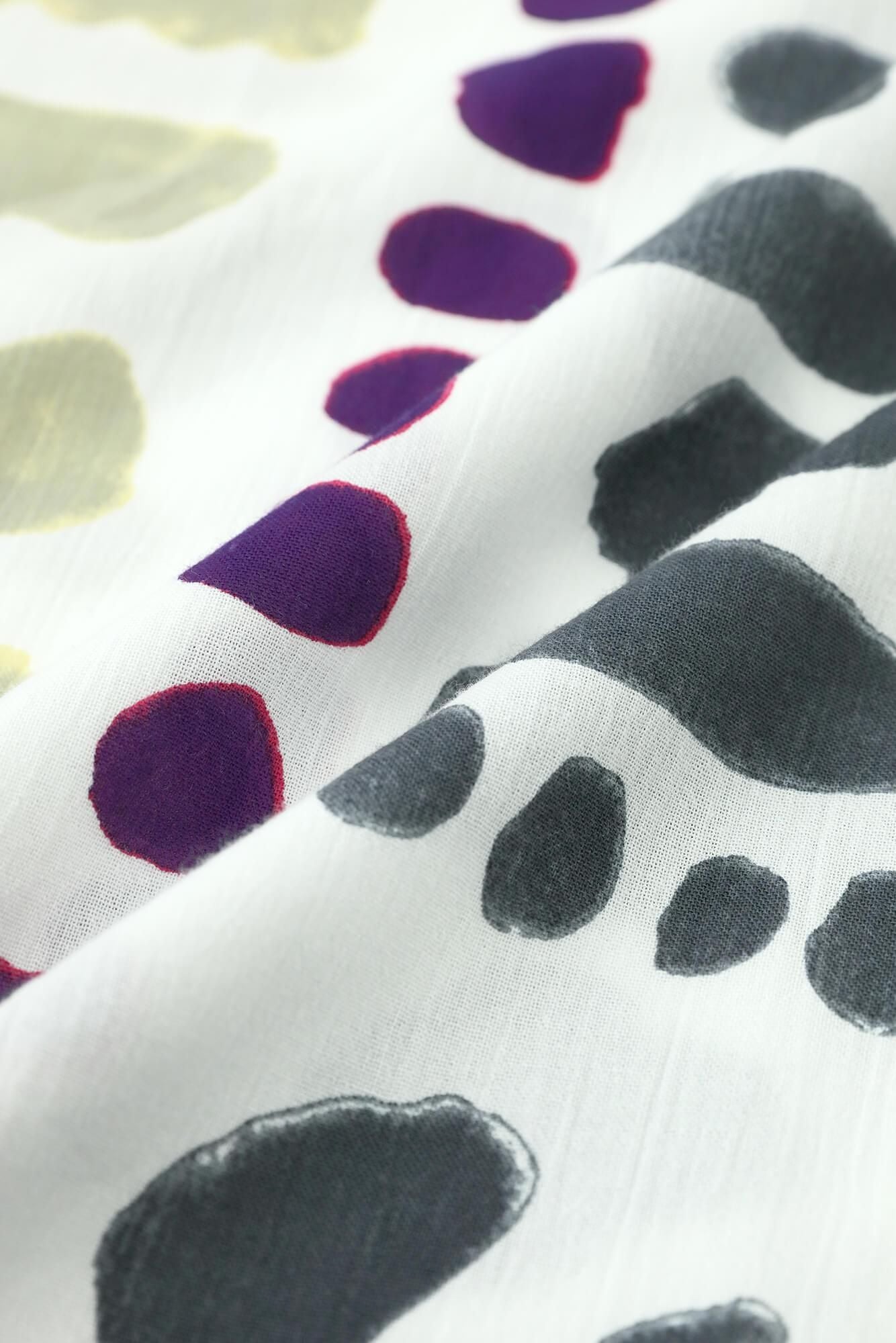 圓弧袖 方形上衣高島縮棉 20/20薙刀方袍 /紋樣