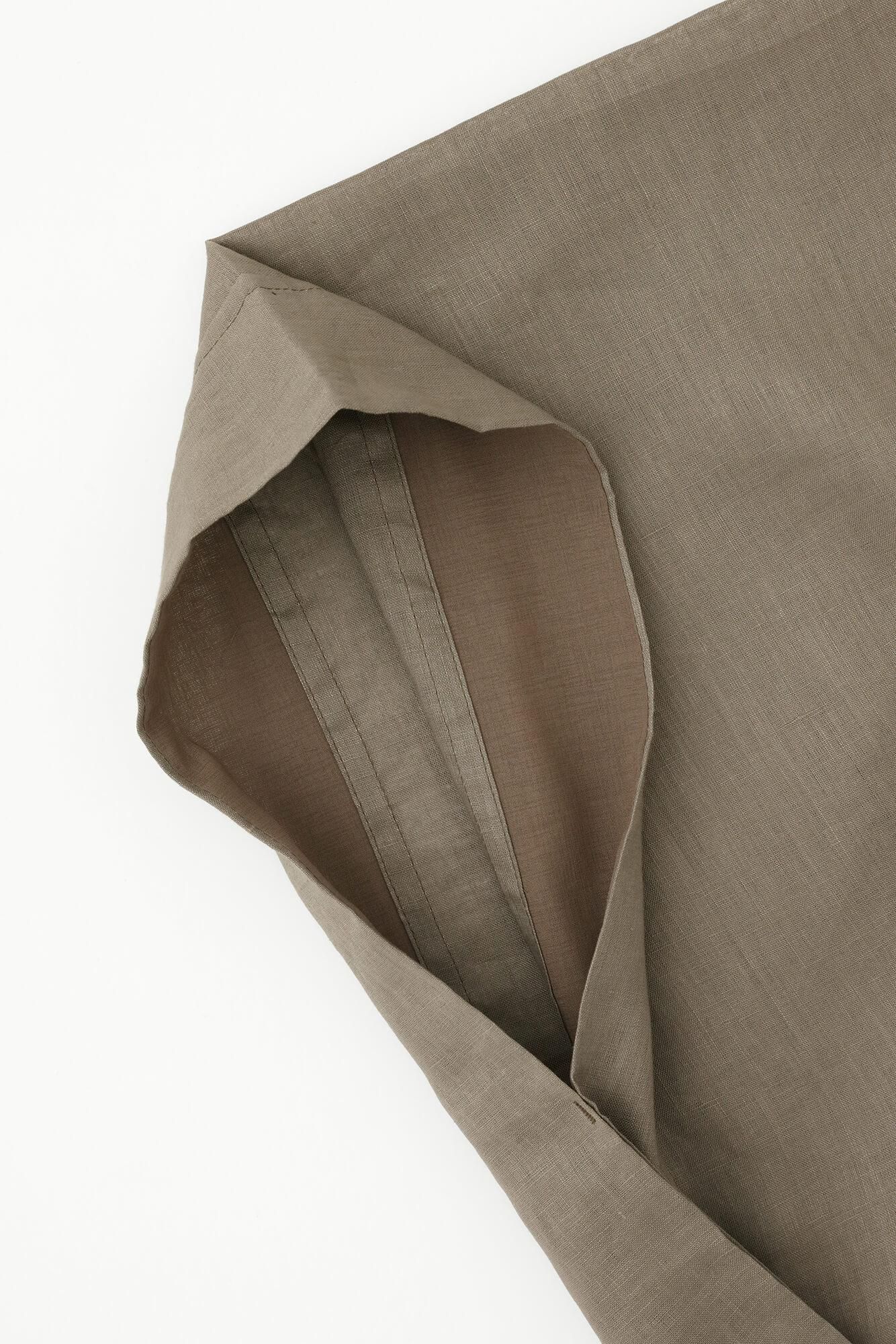 【官網限定】麻 如月披風斗篷 短版/米灰色