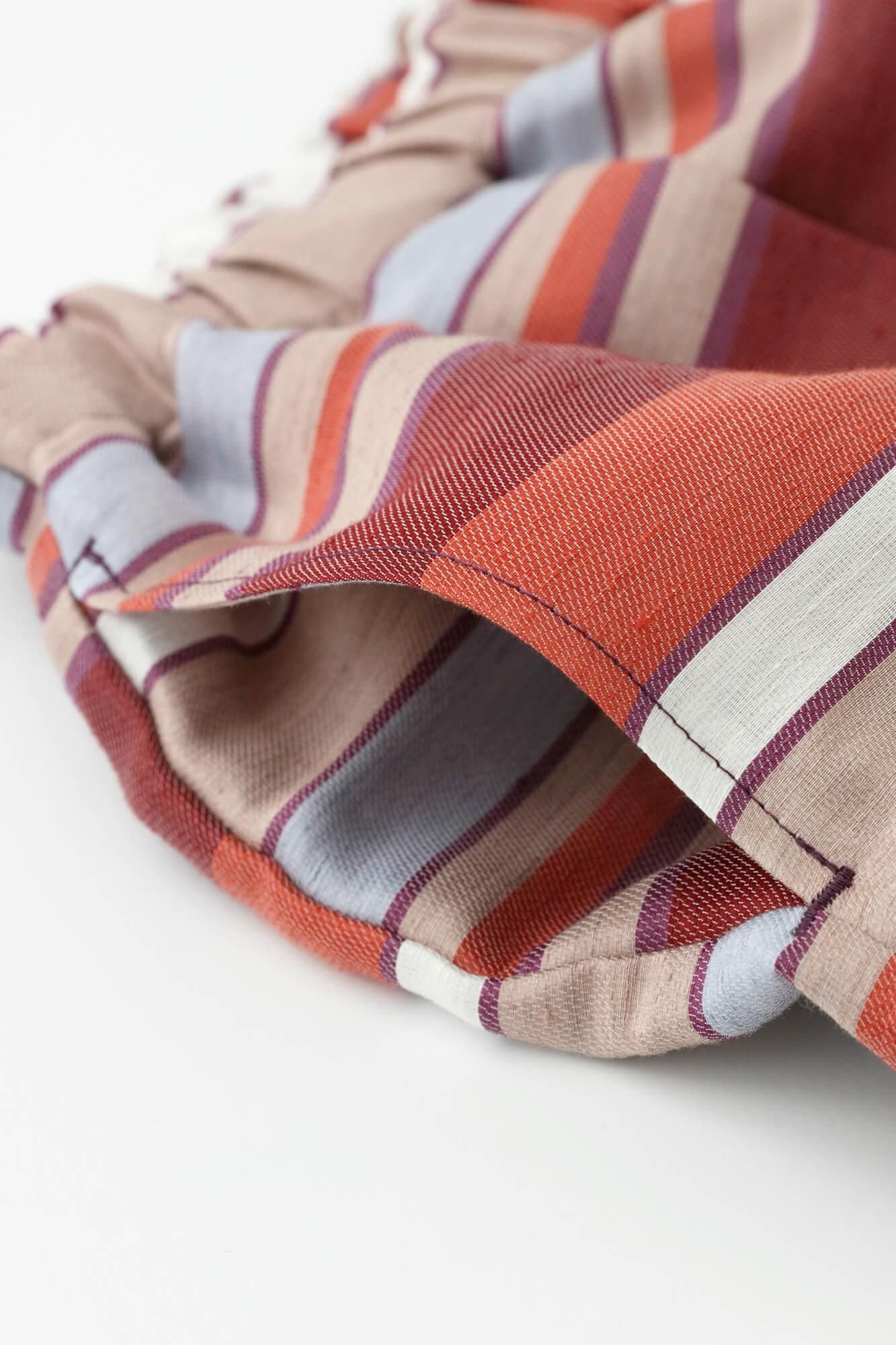 一褶 工人褲/橫條紋黄昏