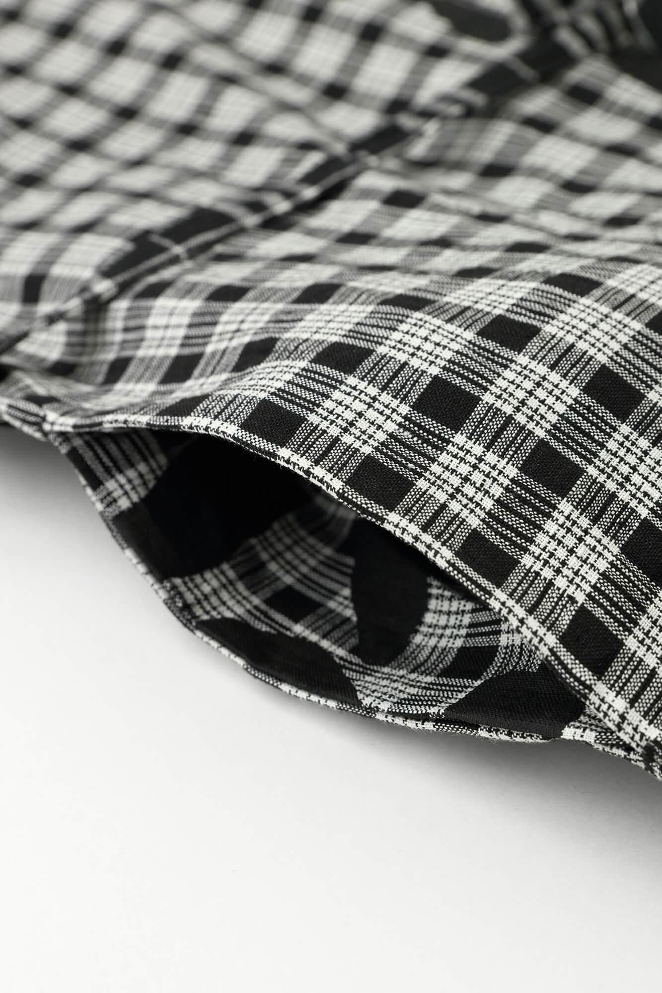 大麻矩形服装 /野花和边缘