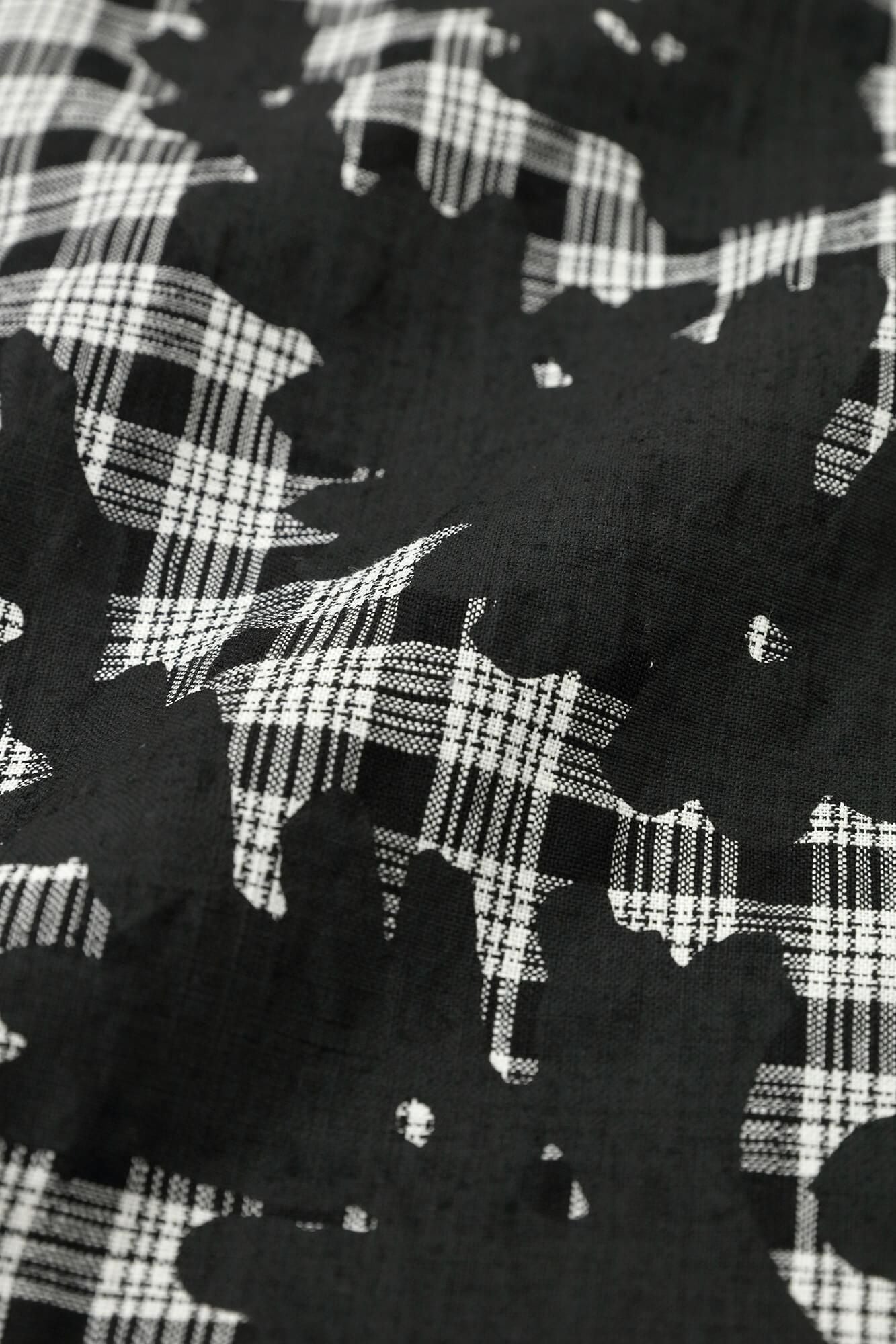 大麻矩形服装 /野花和边缘