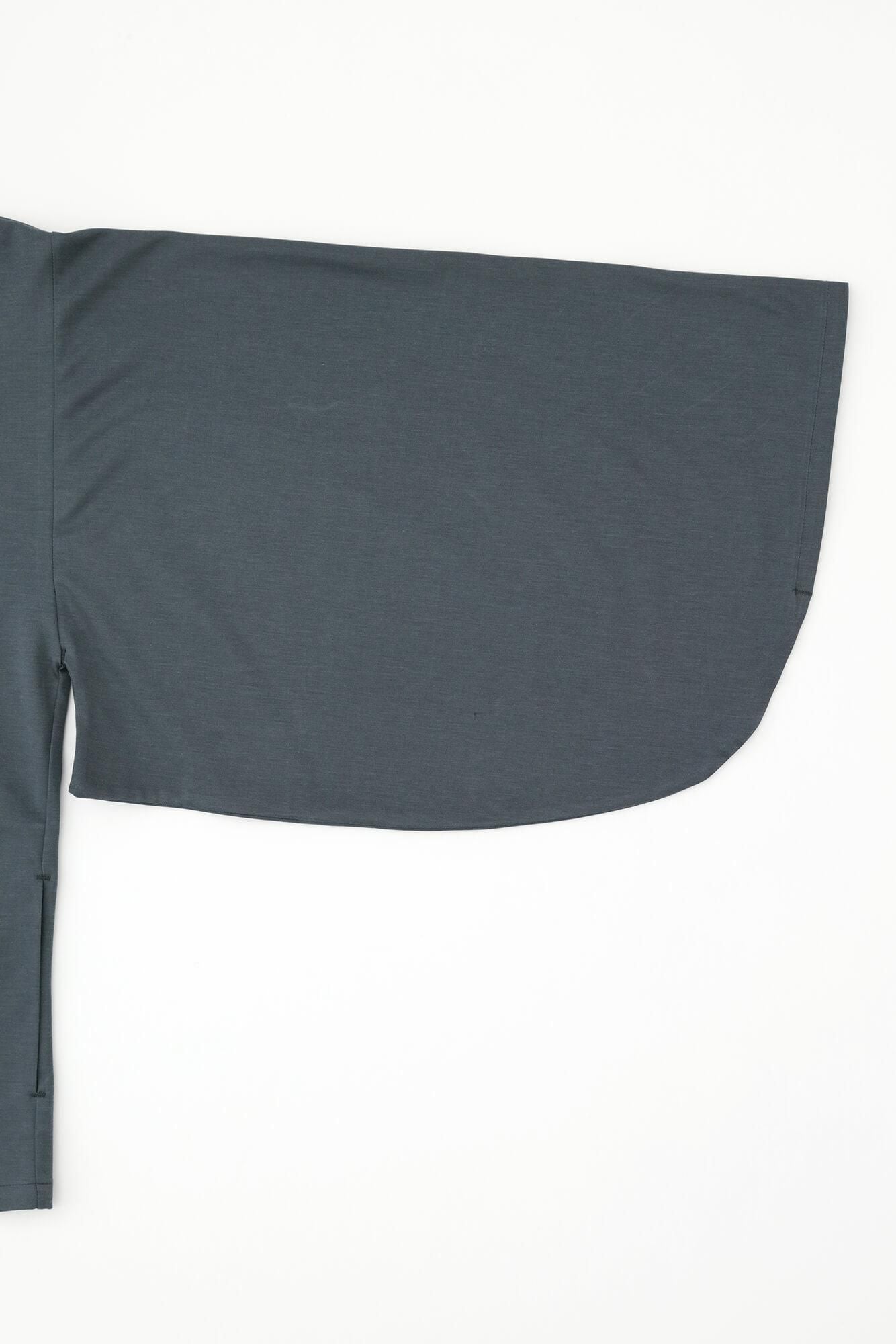 棉花杯Ami naginata kari长袍(Naginatakarigoromo)薄项圈(Mijikatake)/铅颜色(namariiro)