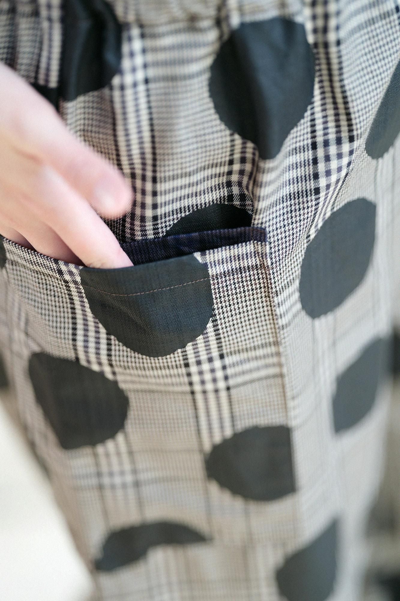 棉布斜纹织布(Ayari)袋(奖励)monpe/suigyoku