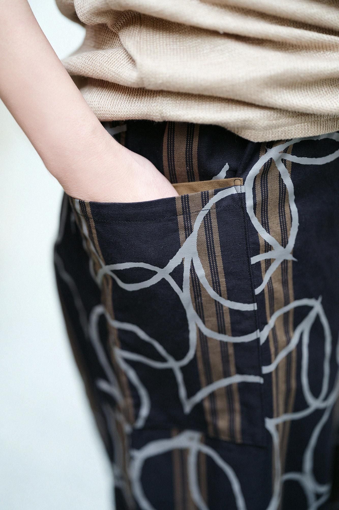 棉布亚麻斜纹编织(Ayari)袋(奖励)/幸福