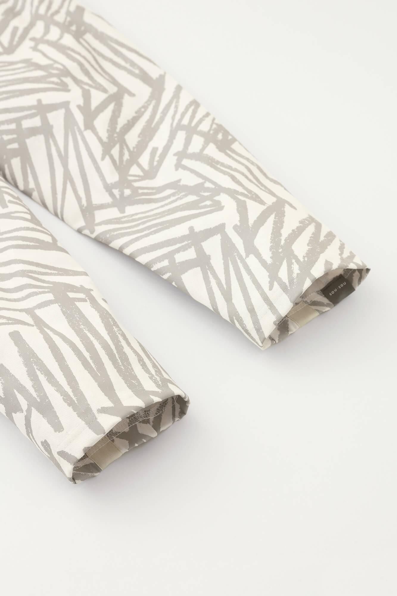 彈性斜紋織BIKE 修腿馬術褲/鋸齒狀 象牙色