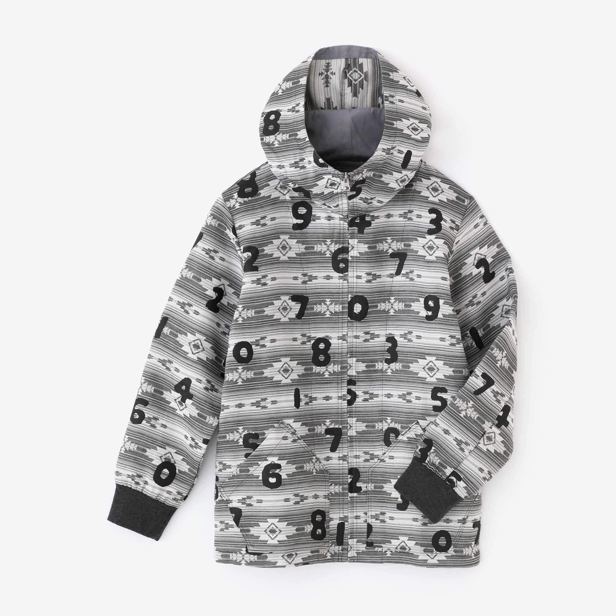 ナバホジャカール BIKEパーカー/SO-SU-U 濃灰(こいはい)