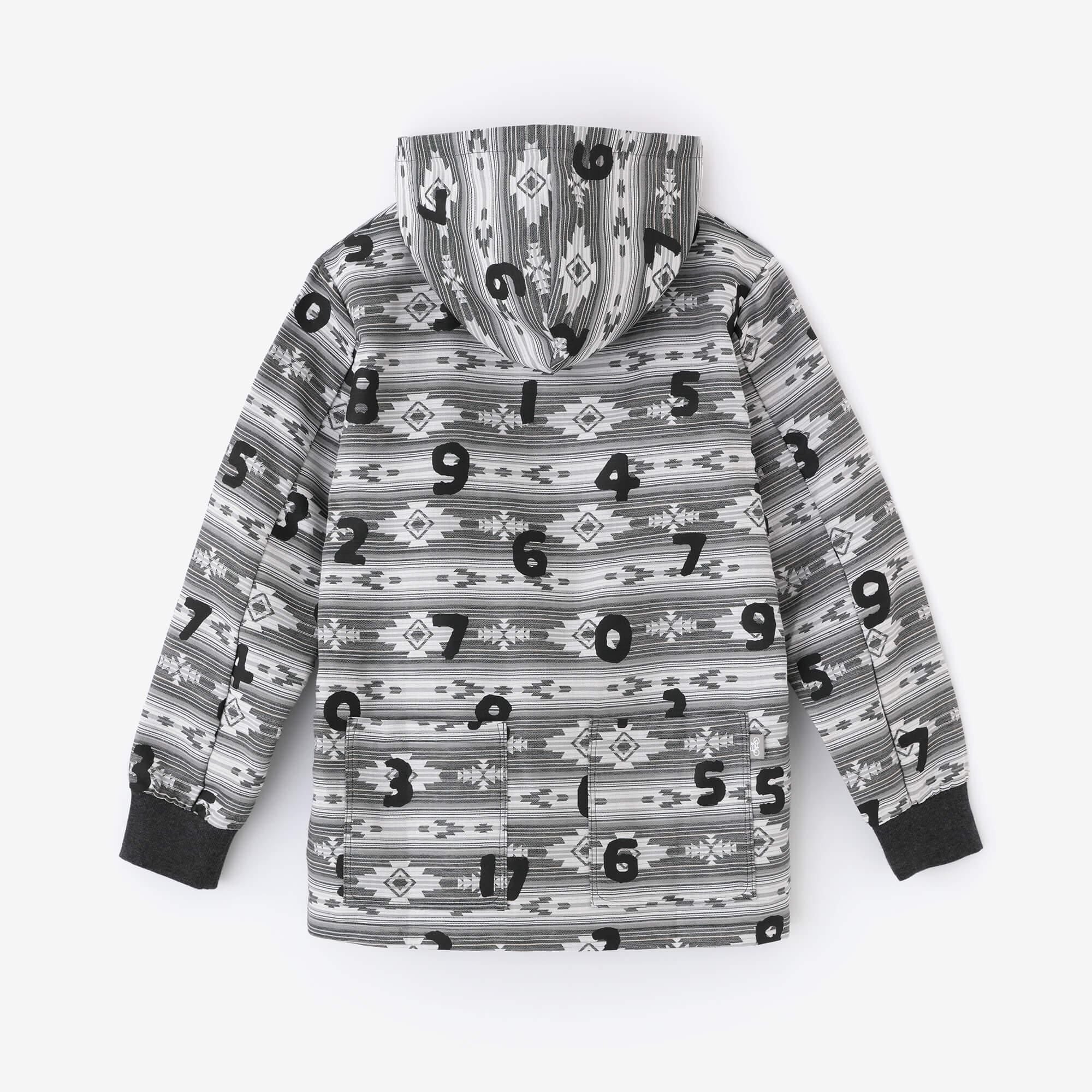 ナバホジャカール BIKEパーカー/SO-SU-U 濃灰(こいはい)