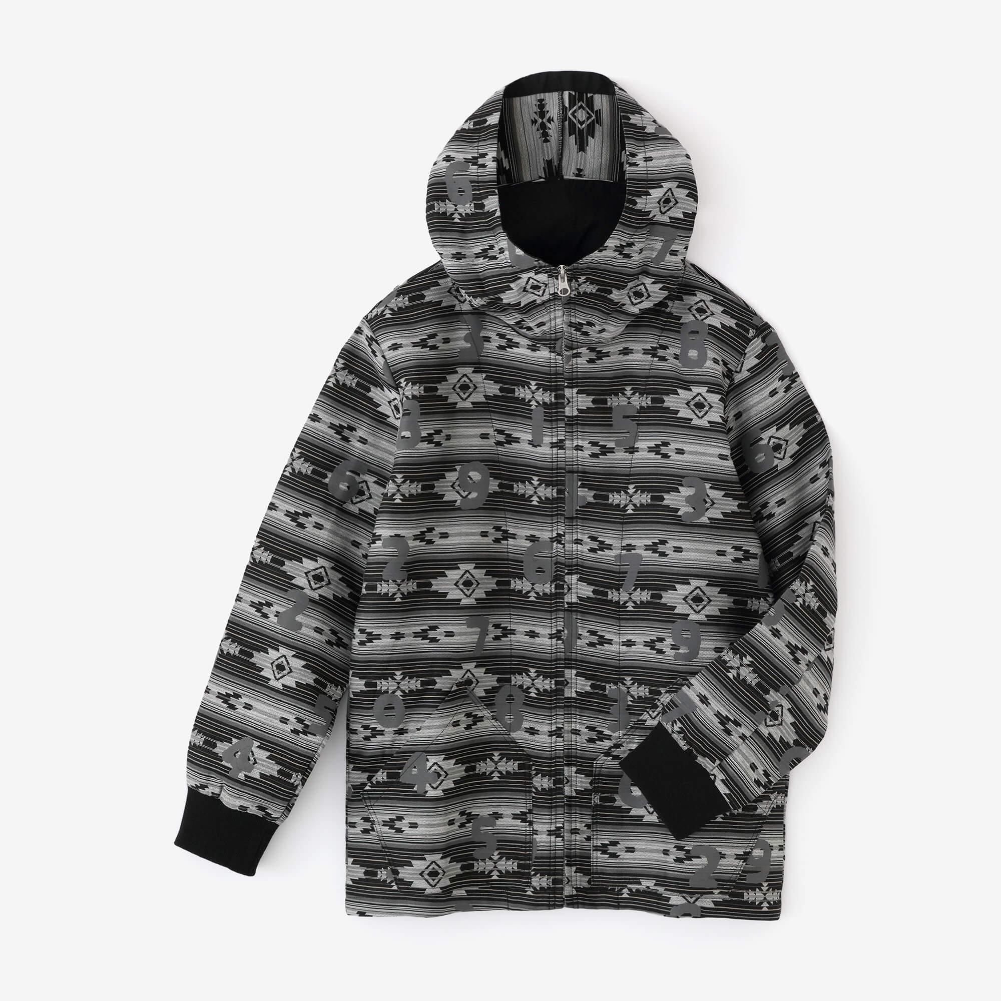 Navajo Jacquard BIKE Parka / SO-SU-U Black