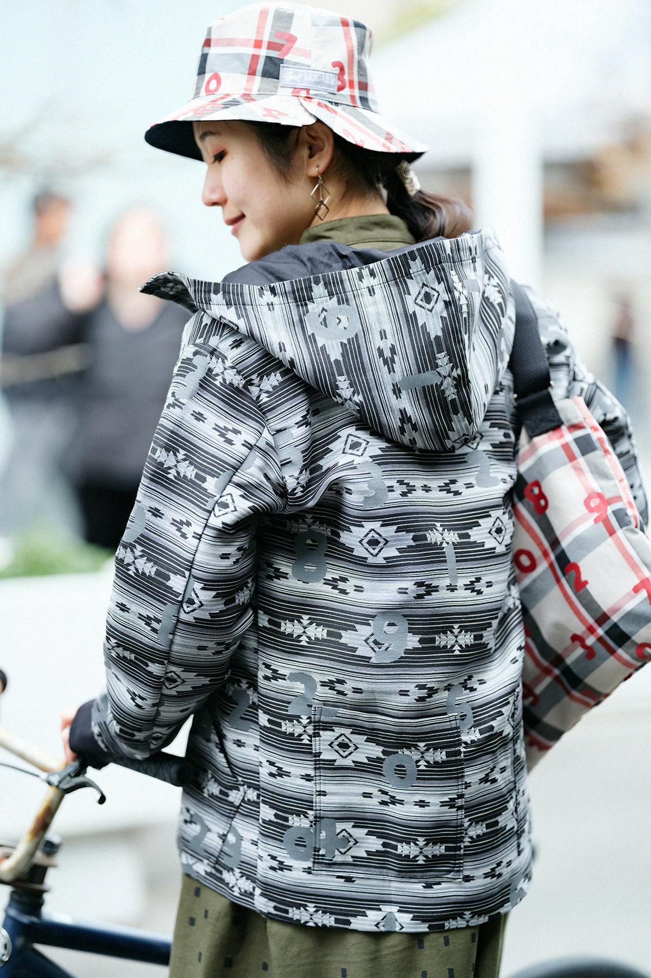 Navajo Jacquard BIKE Parka / SO-SU-U Black