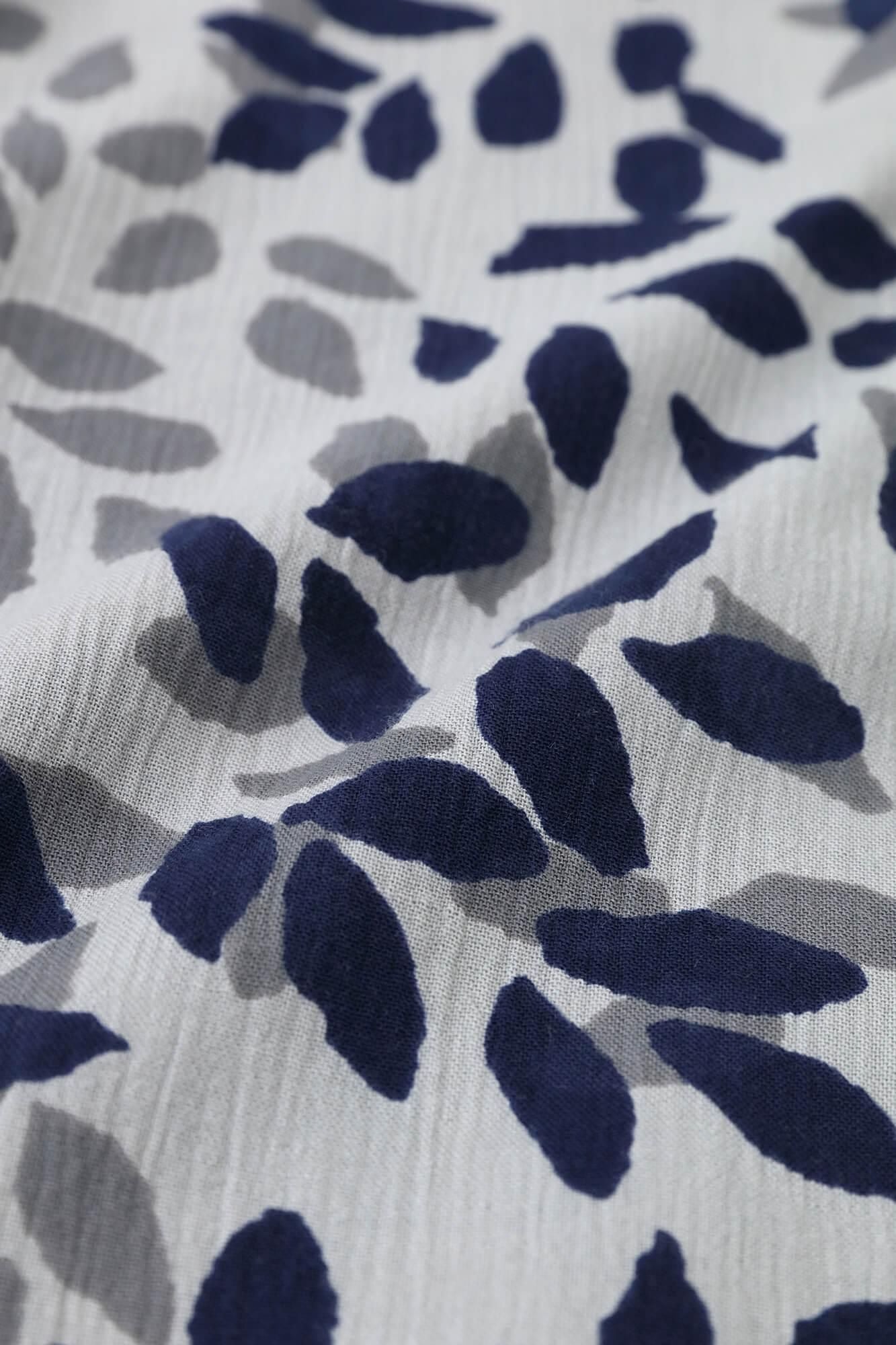 Takashima Jiji 20/20 Stehkragenhemd/Shade of Trees