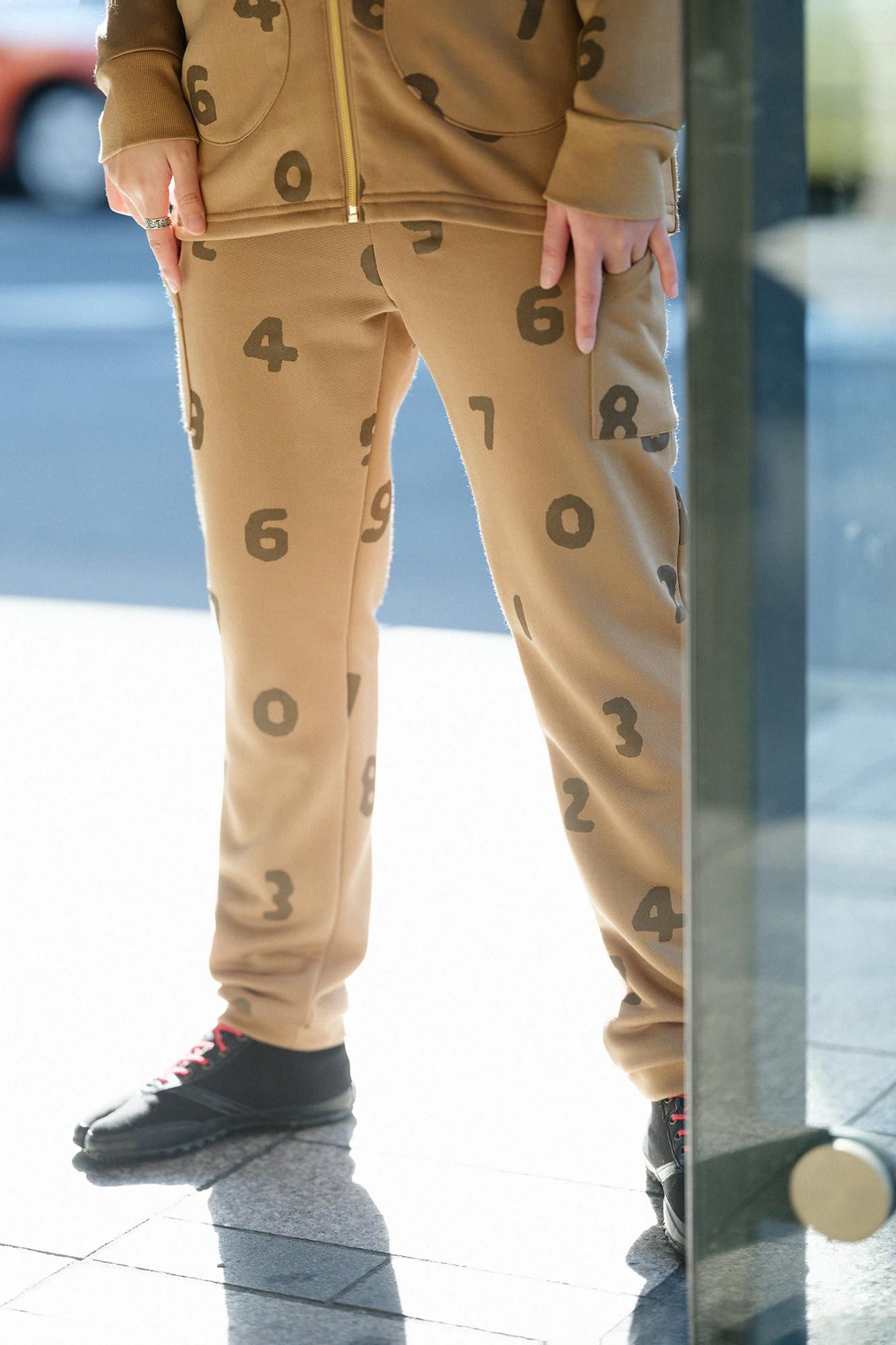 Fleece BIKE Pants / SO-SU-U Mulberry Brown