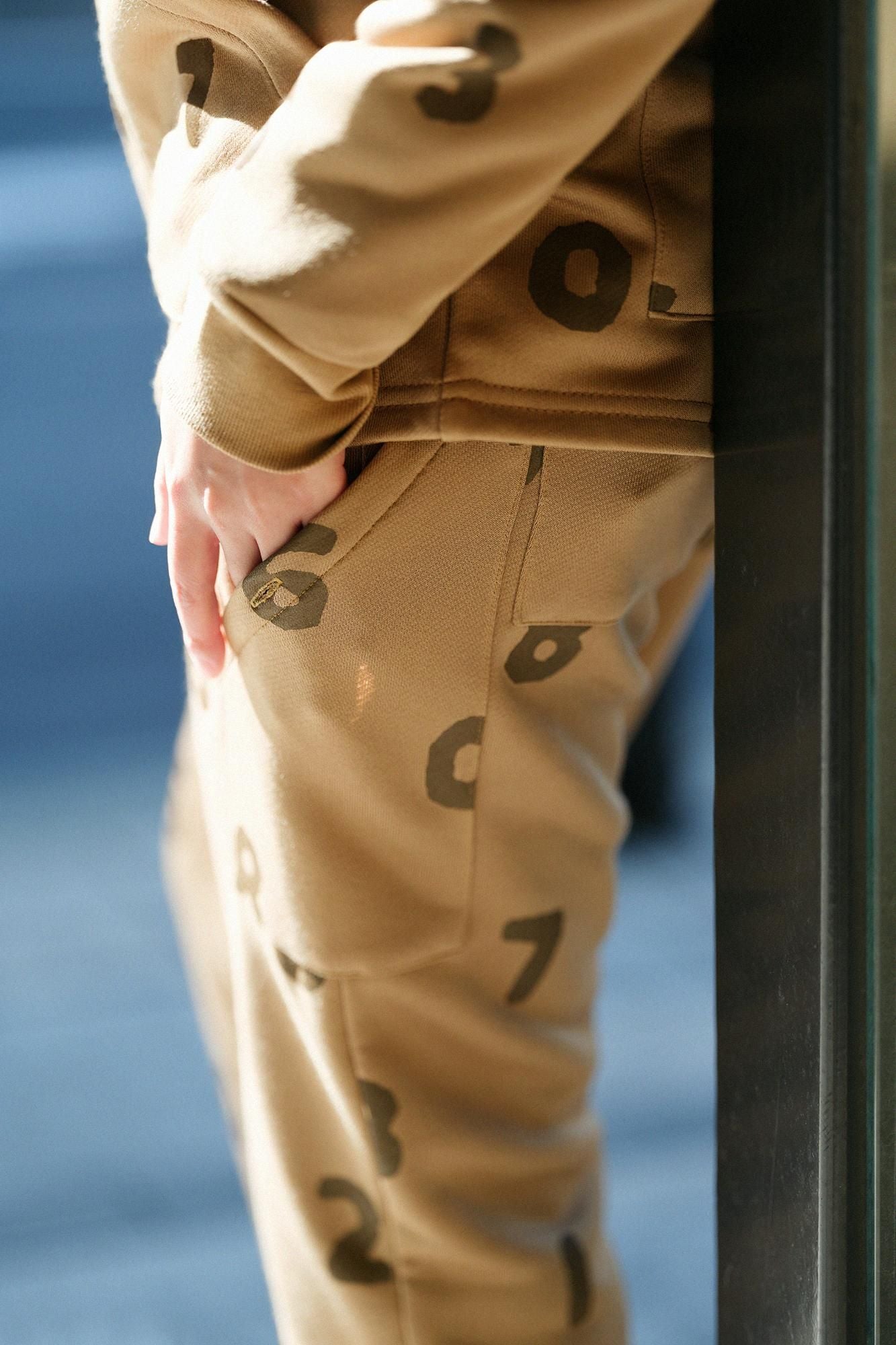 Fleece BIKE Pants / SO-SU-U Mulberry Brown