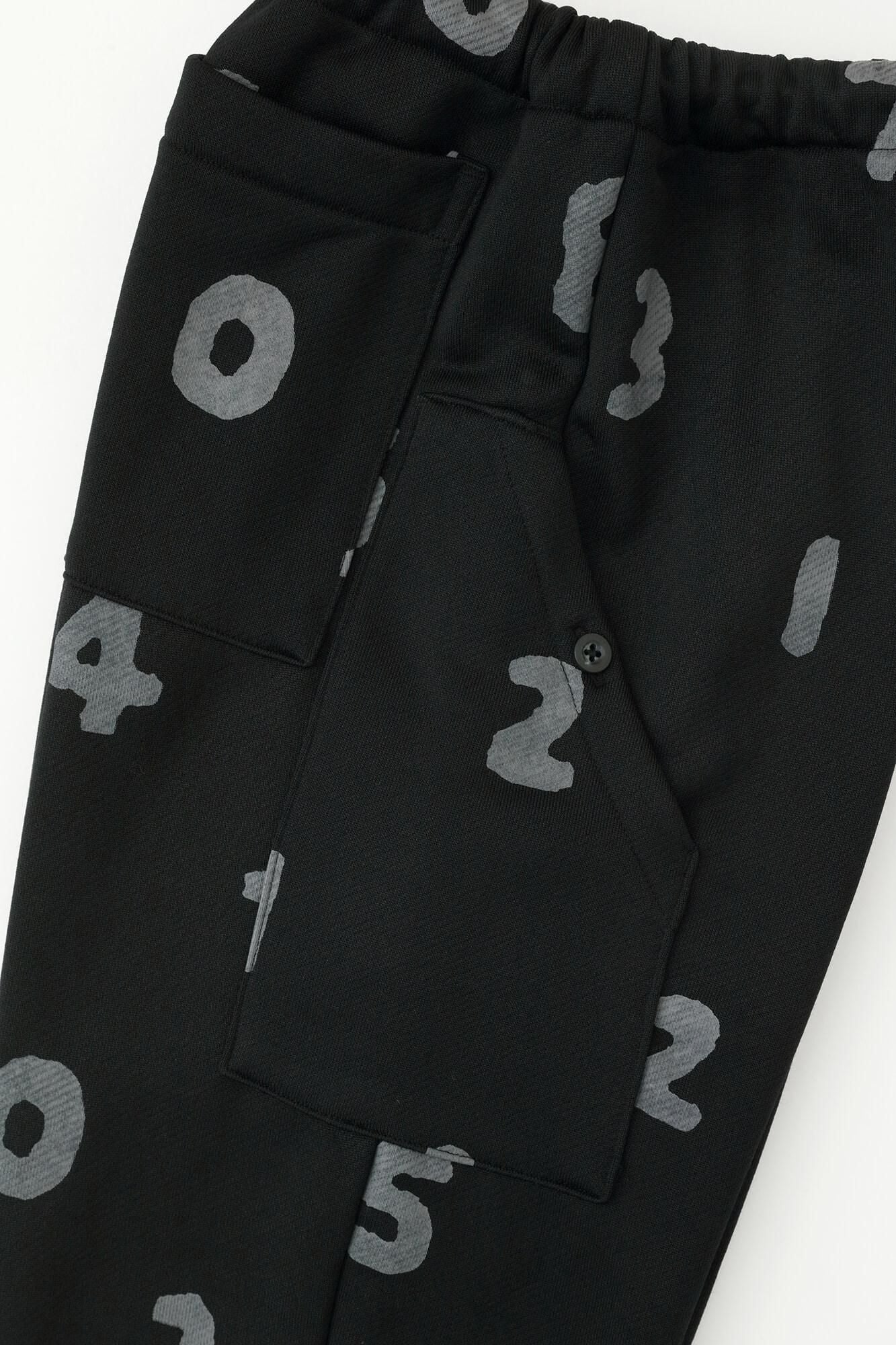 內抓毛BIKE長褲/ SO-SU-U十數黑色