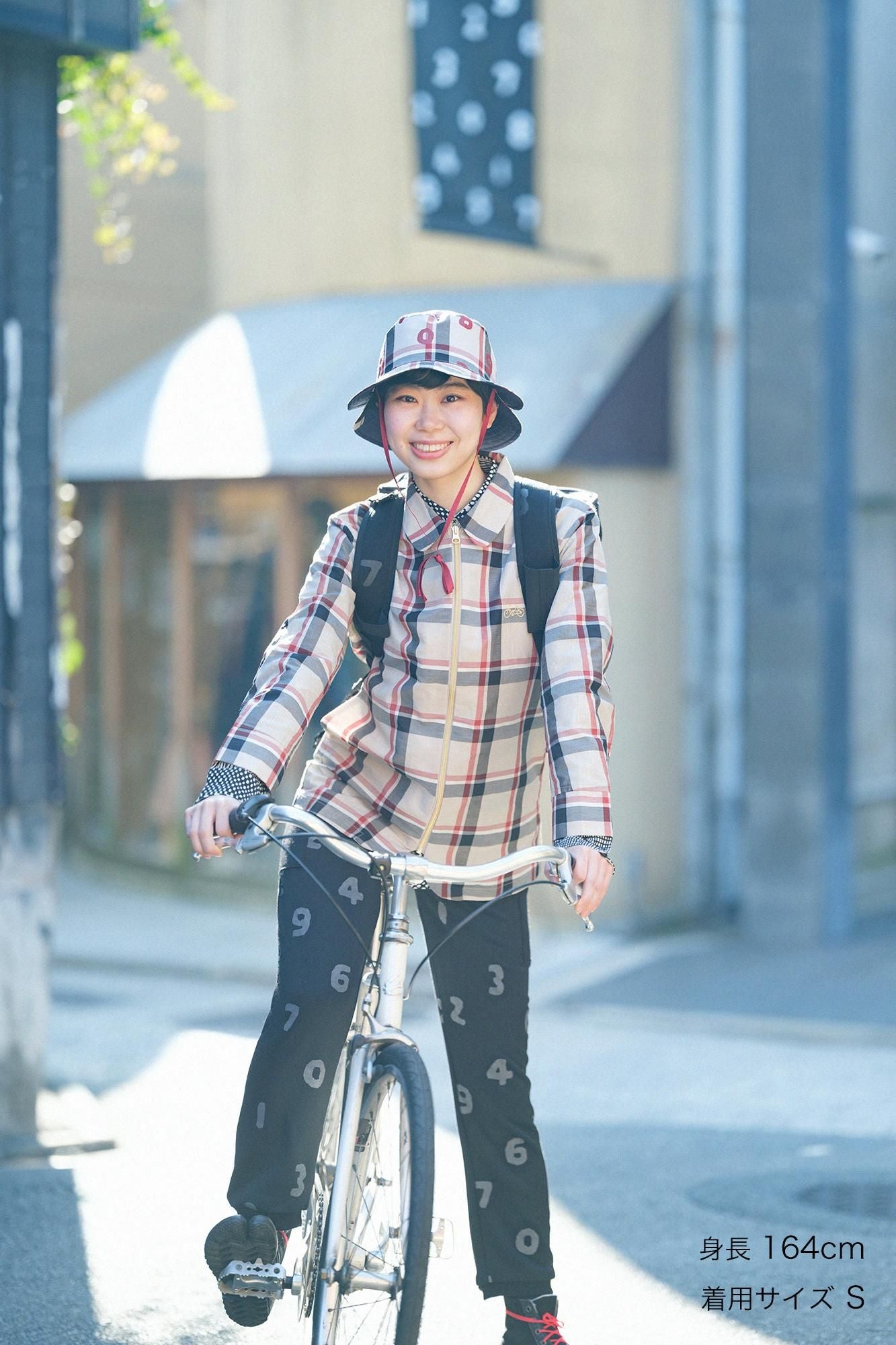 內抓毛BIKE長褲/ SO-SU-U十數黑色