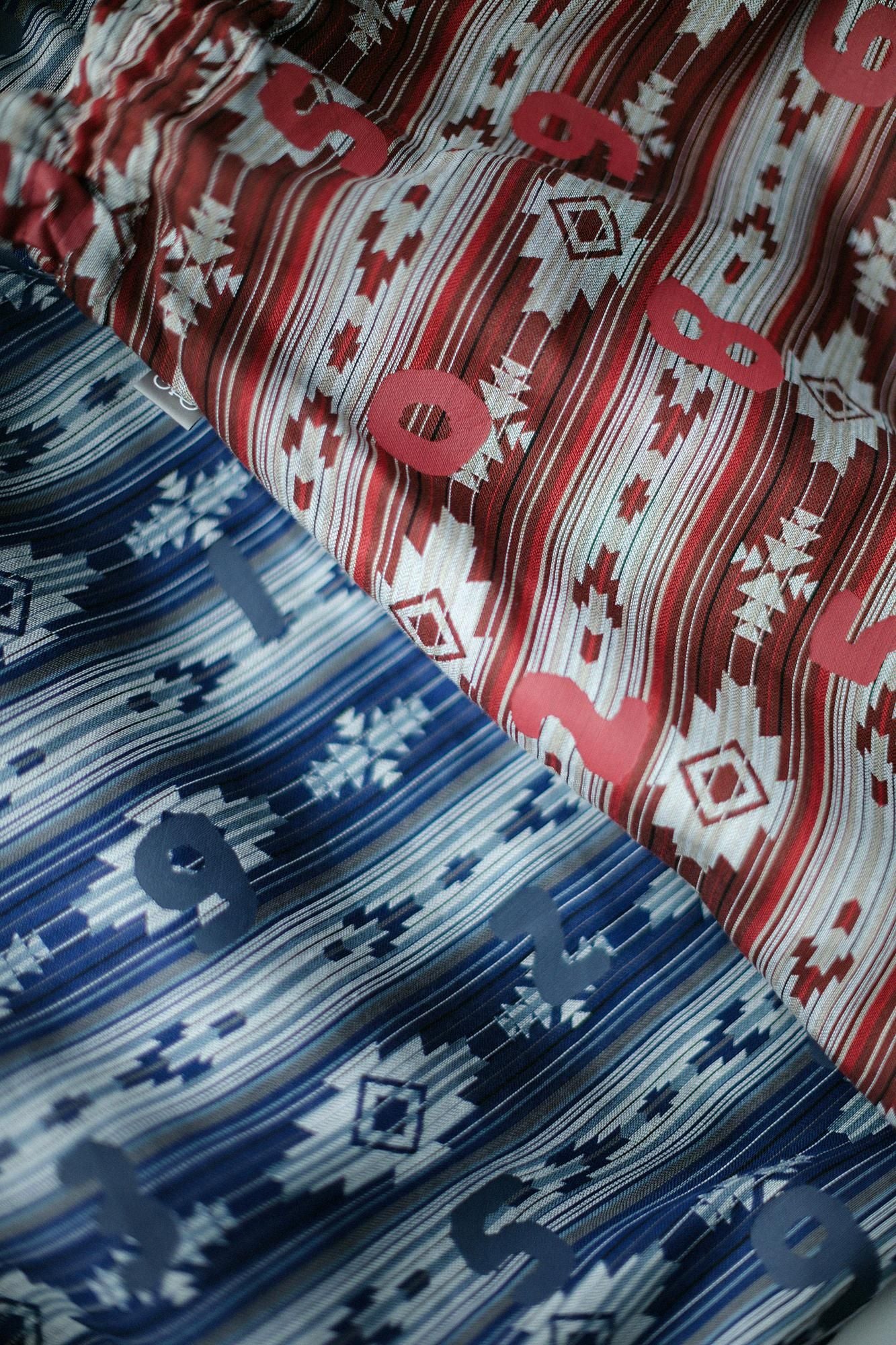 納瓦荷緹花大文字山 飛鼠褲/ SO-SU-U十數紅棕色