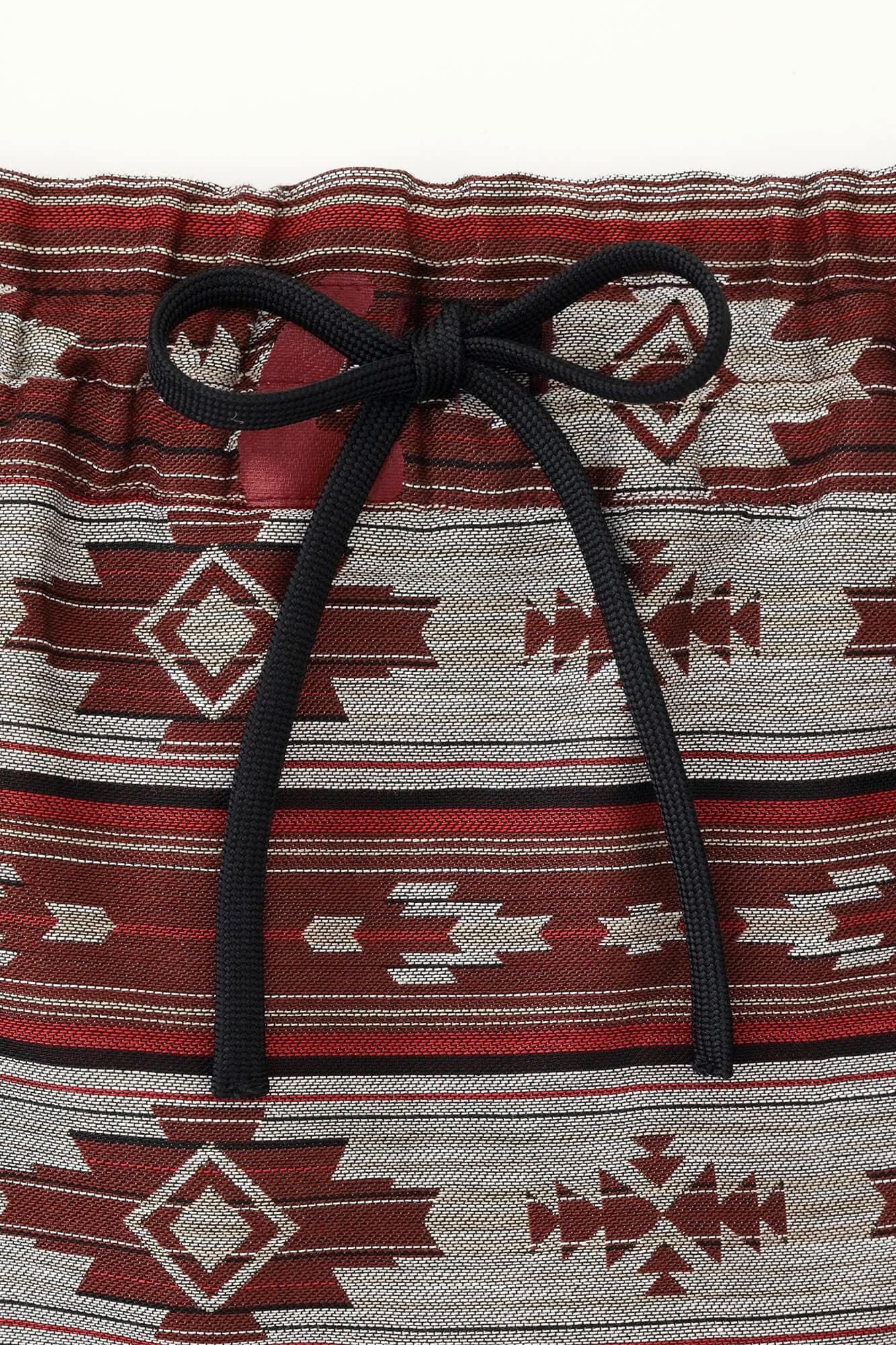 納瓦荷緹花大文字山 飛鼠褲/ SO-SU-U十數紅棕色