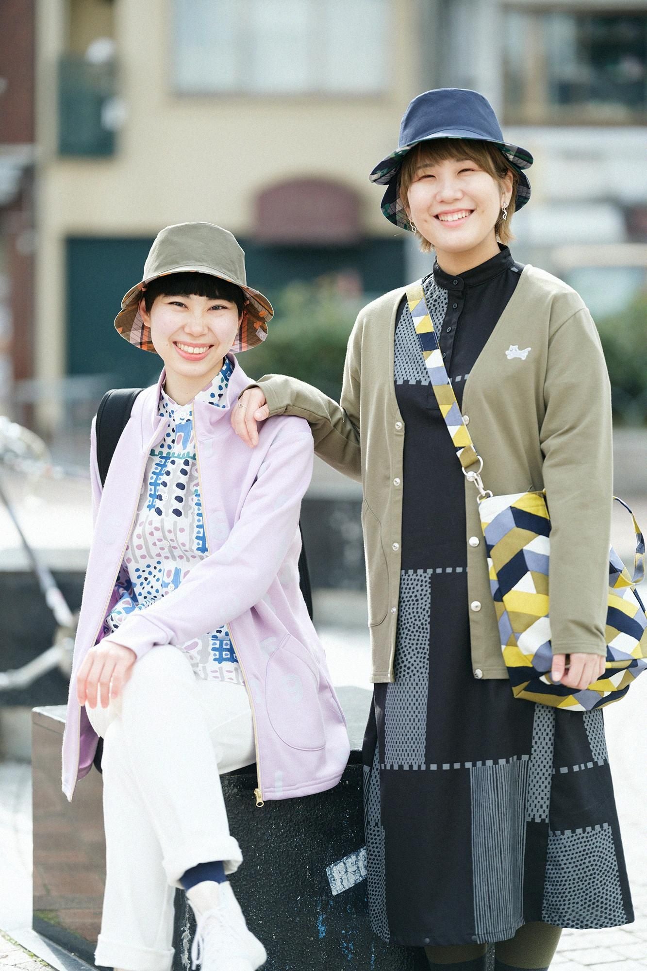 Fleece ZIP UP BIKE Blouson / SO-SU-U Light Grape Color